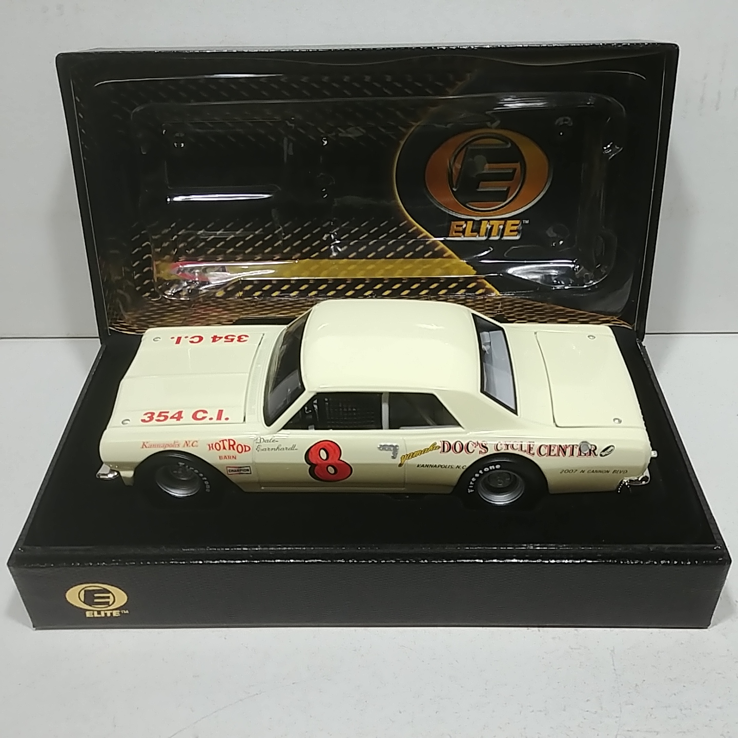 1964 Dale Earnhardt 1/24th Doc's Cycle Center "First Asphalt Win" Elite Chevelle