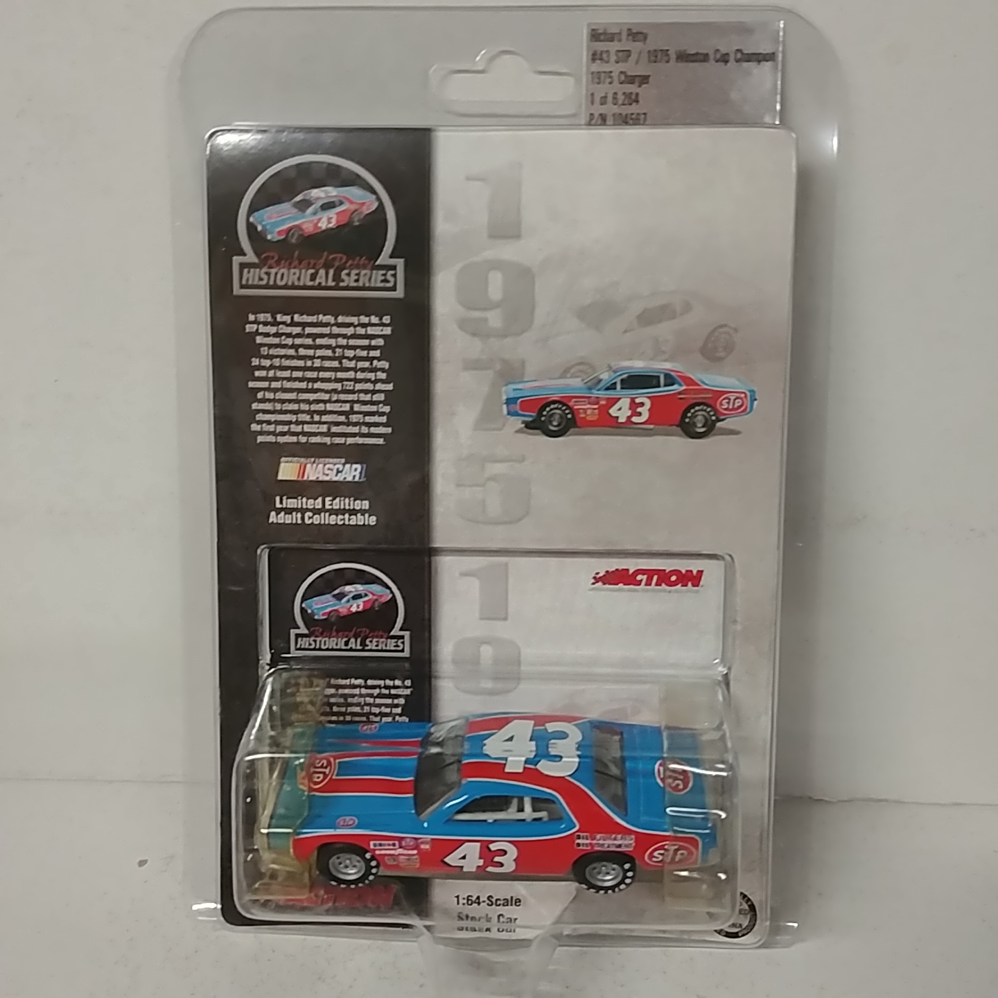 1975 Richard Petty 1/64th STP "Winston Cup Champion" ARC Charger