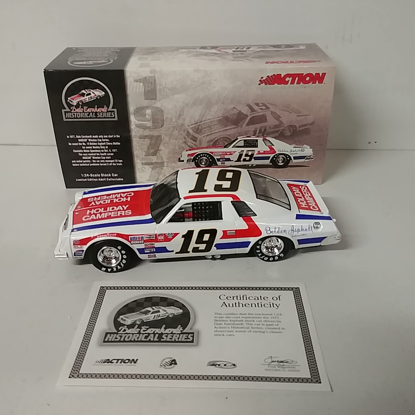 1977 Dale Earnhardt 1/24th Beldon's Asphalt ARC Malibu