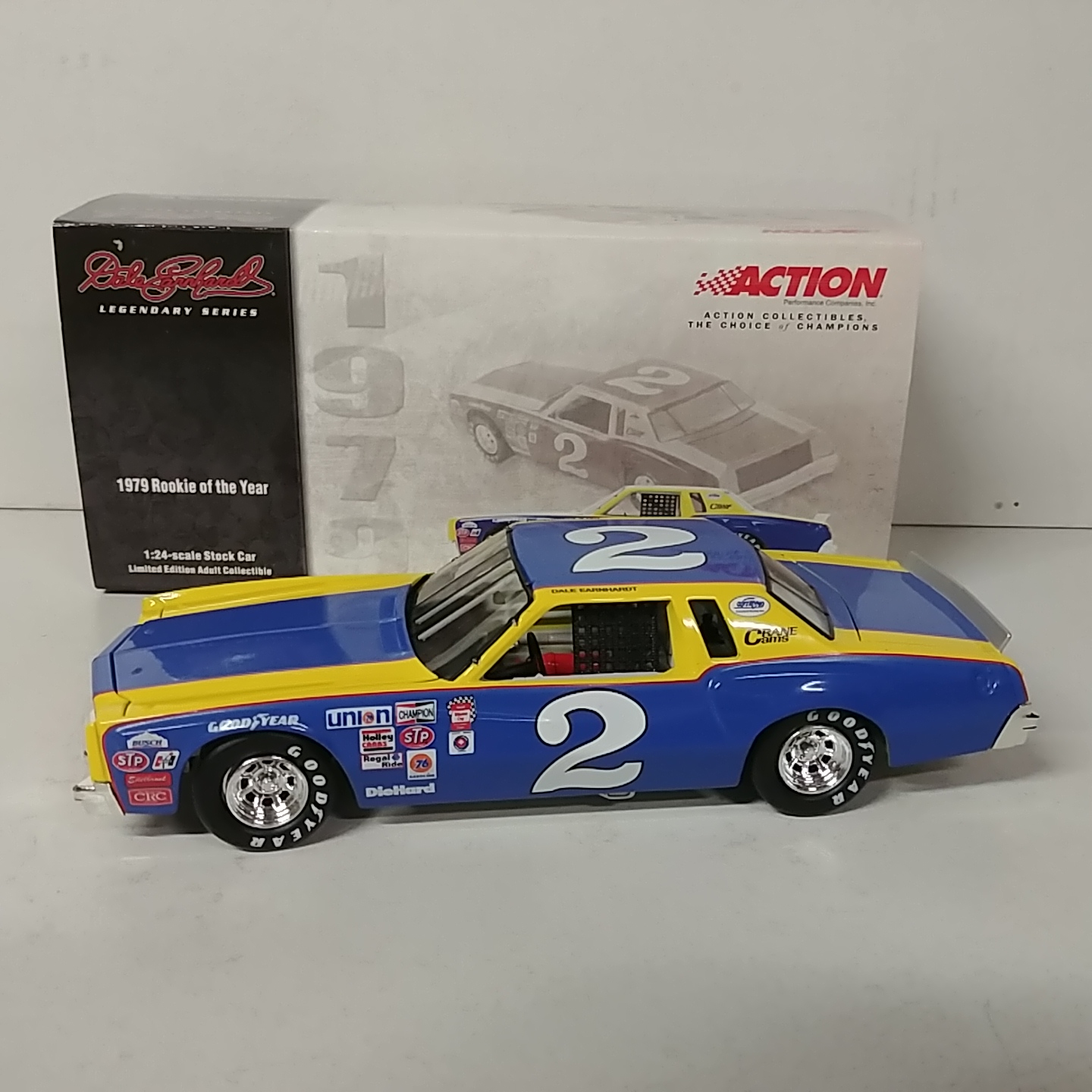 1979 Dale Earnhardt 1/24th  "Rookie of the Year"  Monte Carlo c/w car