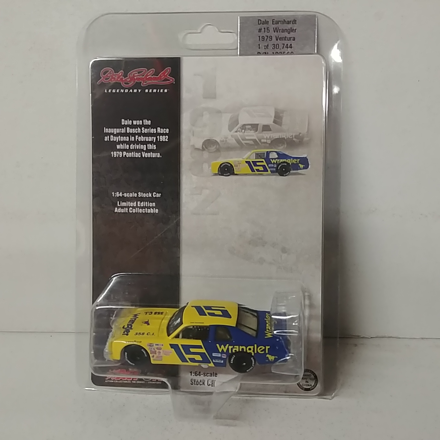 1979 Dale Earnhardt 1/64th Wrangler "Busch Series" ARC Pontiac Ventura