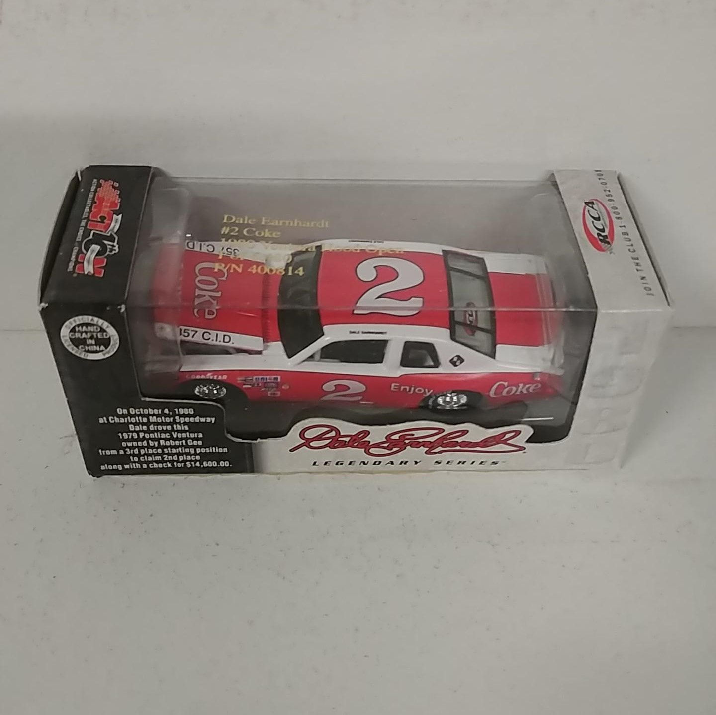 1980 Dale Earnhardt 1/64th Coke "Busch Series" hood open Ventura