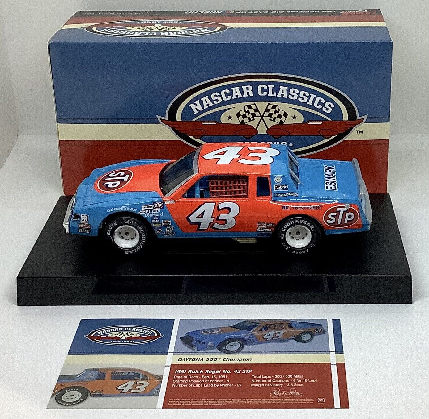 1981 Richard Petty 1/24th STP "Daytona Win" hood open Buick