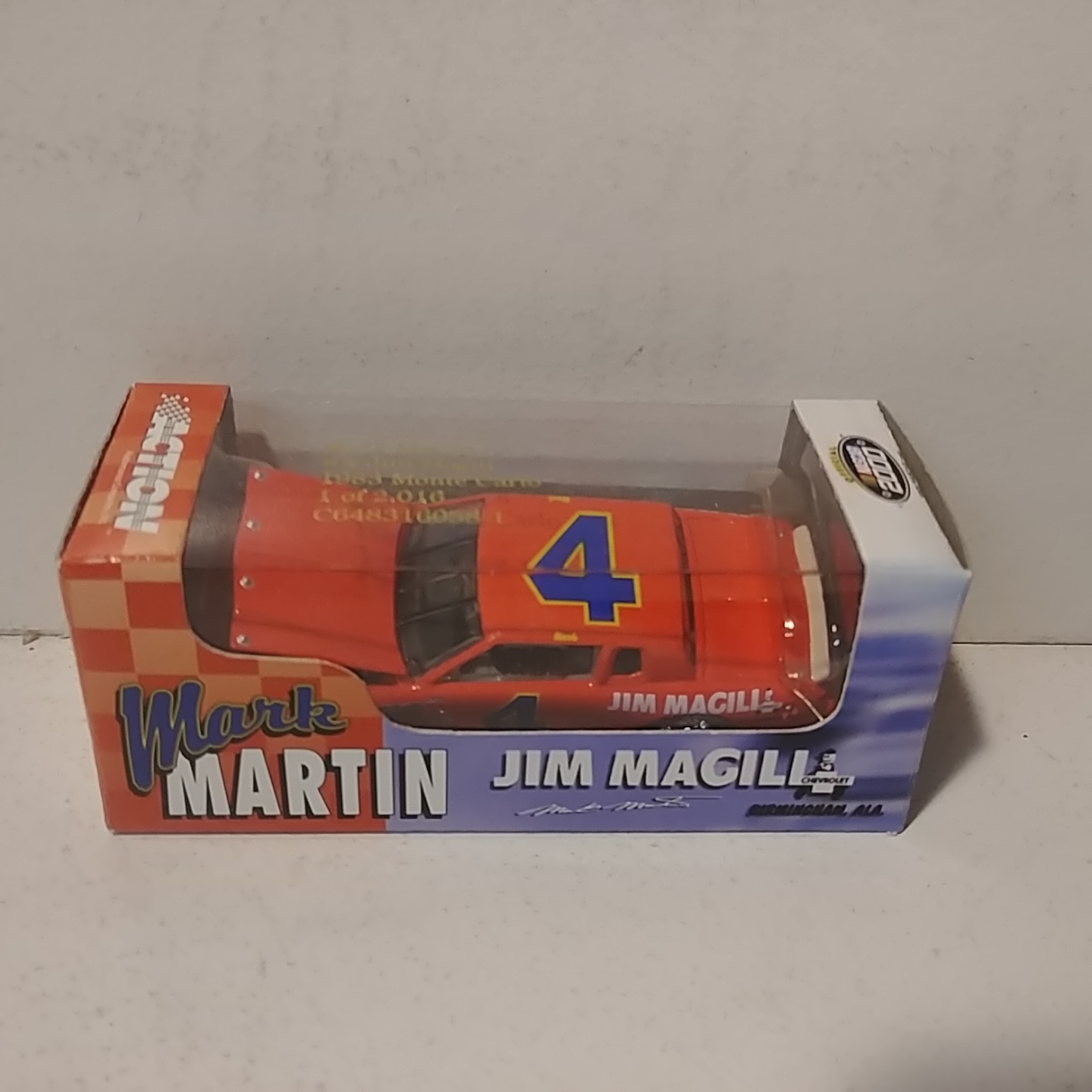 1983 Mark Martin 1/64th Jim Magill "Orange" RCCA hood open Monte Carlo
