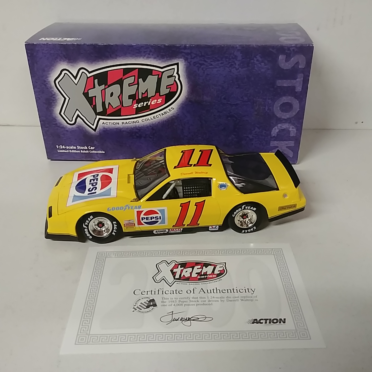 1983 Darrell Waltrip 1/24th Pepsi ASA Firebird c/w car