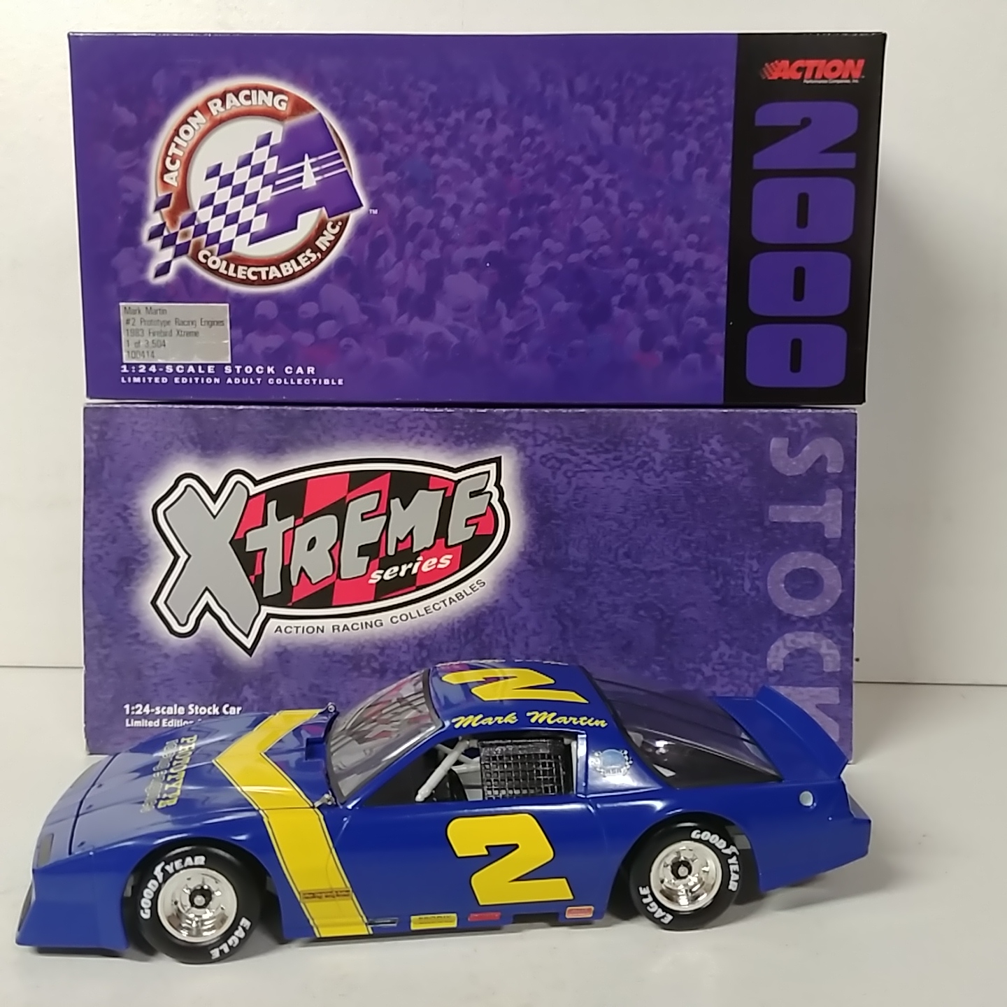 1983 Mark Martin 1/24th Prototype Racing Engines Firebird c/w car