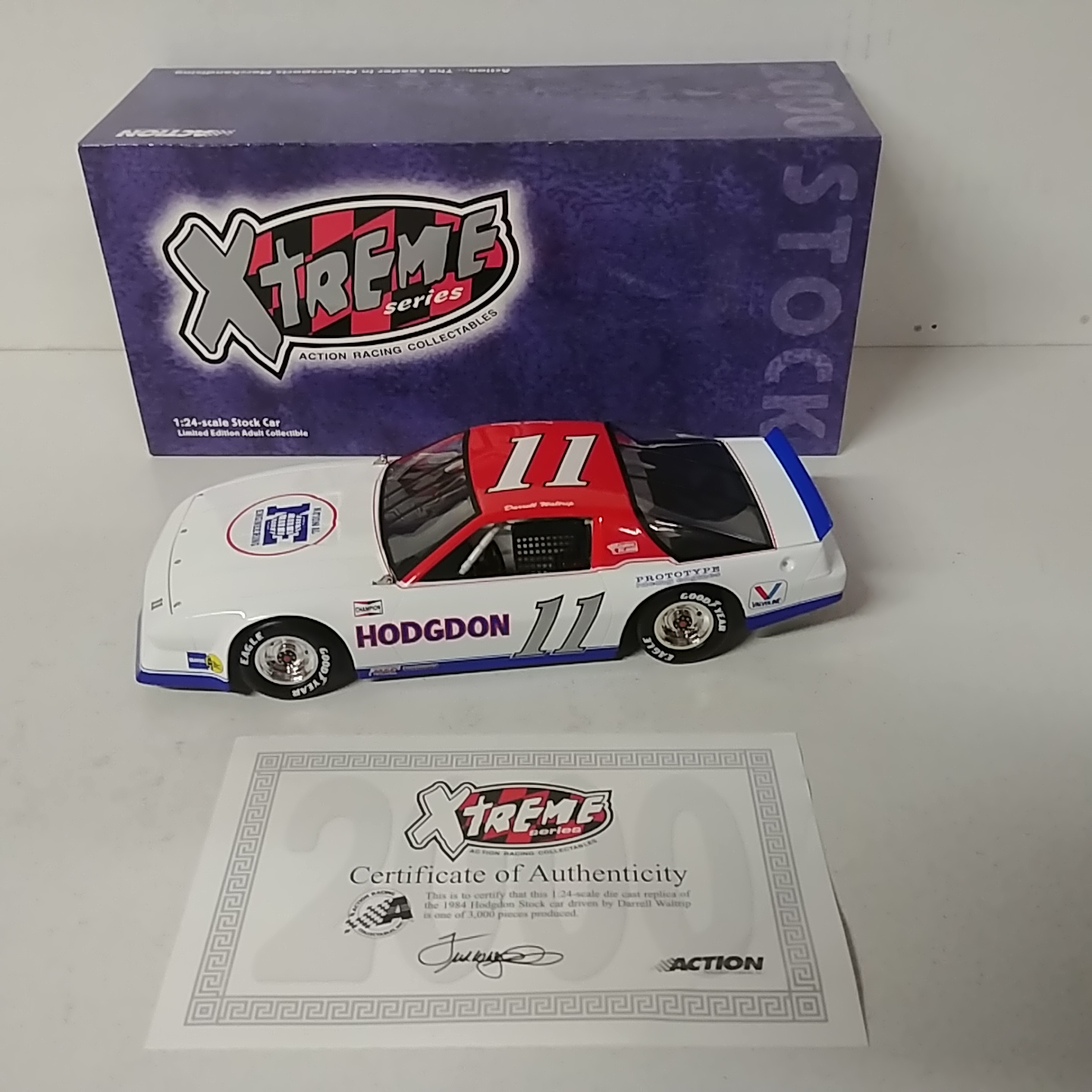 1984 Darrell Waltrip 1/24th Hodgdon ASA Camaro c/w car