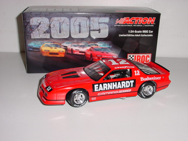 1987 Dale Earnhardt 1/24th Red Budweiser Camaro  #12 IROC car