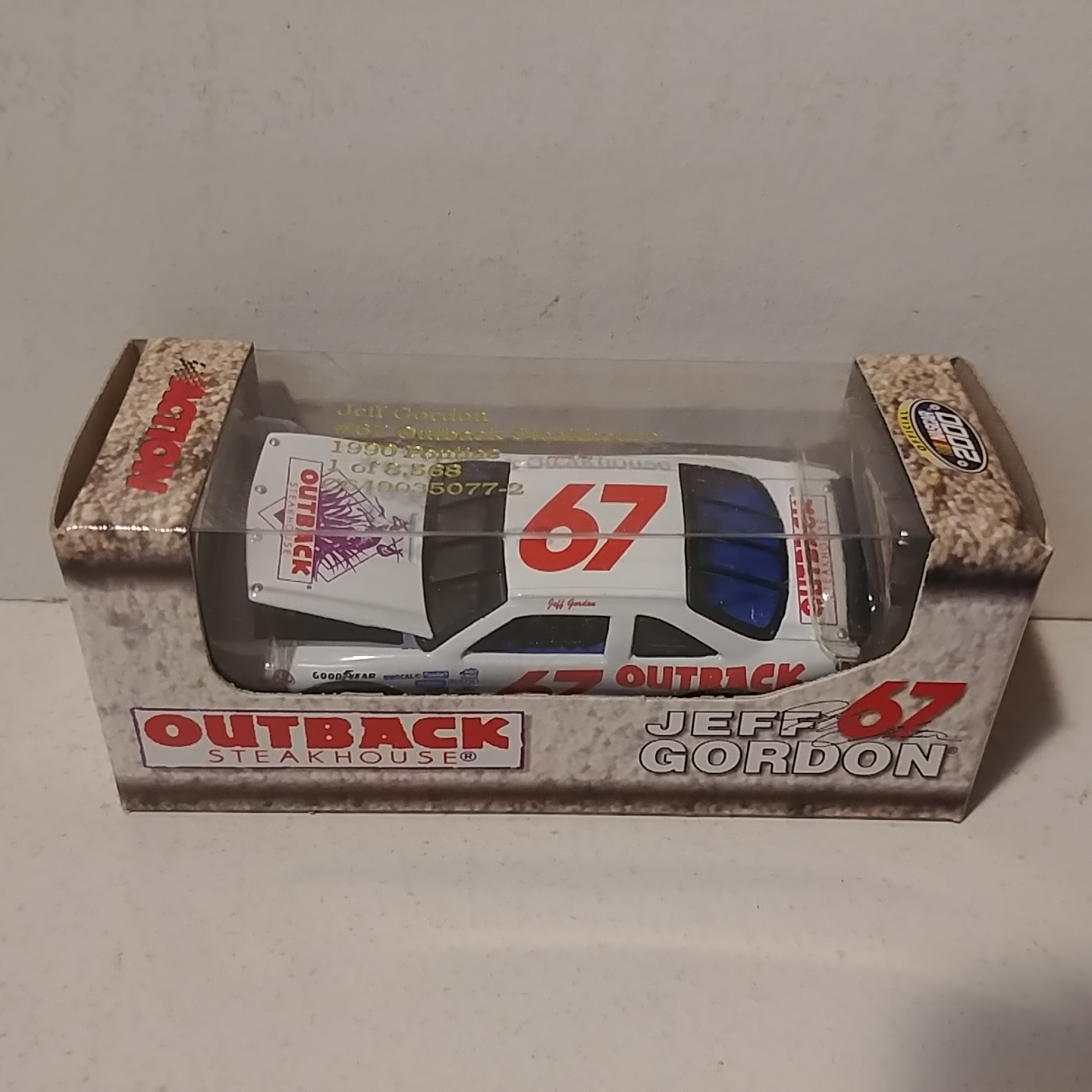 1990 Jeff Gordon 1/64th Outback Steak House "Busch Series" RCCA hood open Pontiac