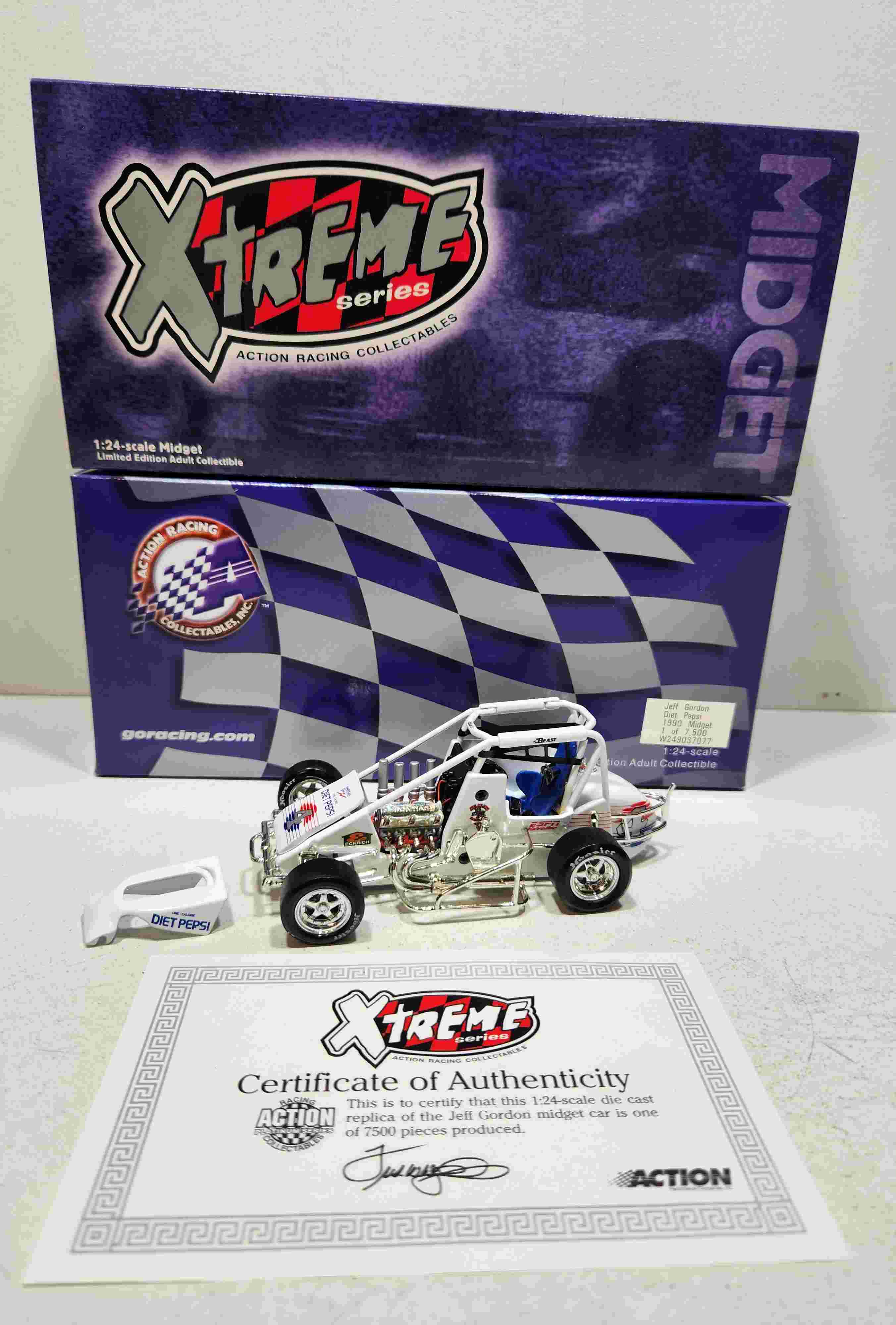 1990 Jeff Gordon 1/24th Diet Pepsi Midget