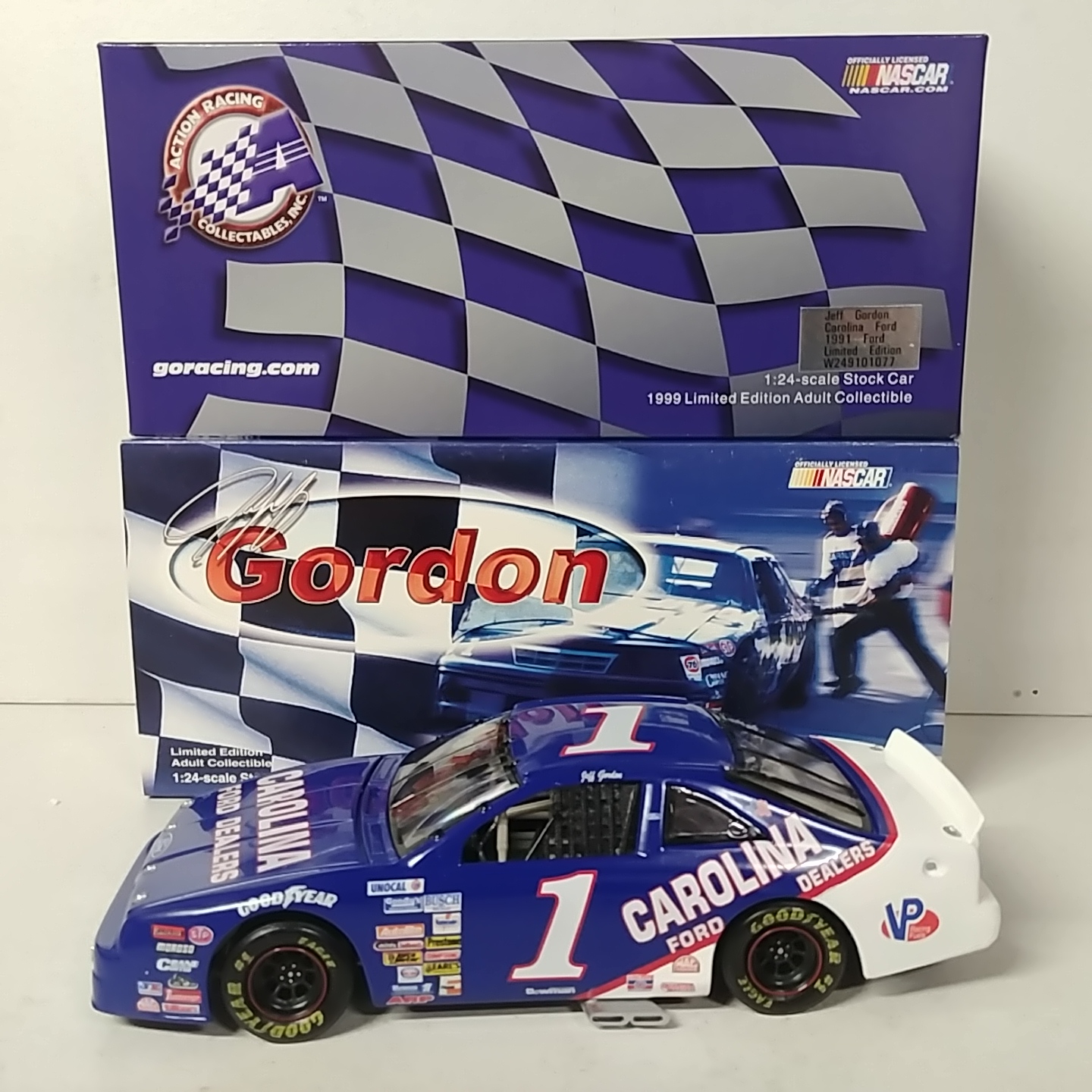 1991 Jeff Gordon 1/24th Carolina Ford Dealers "Busch Series" Ford