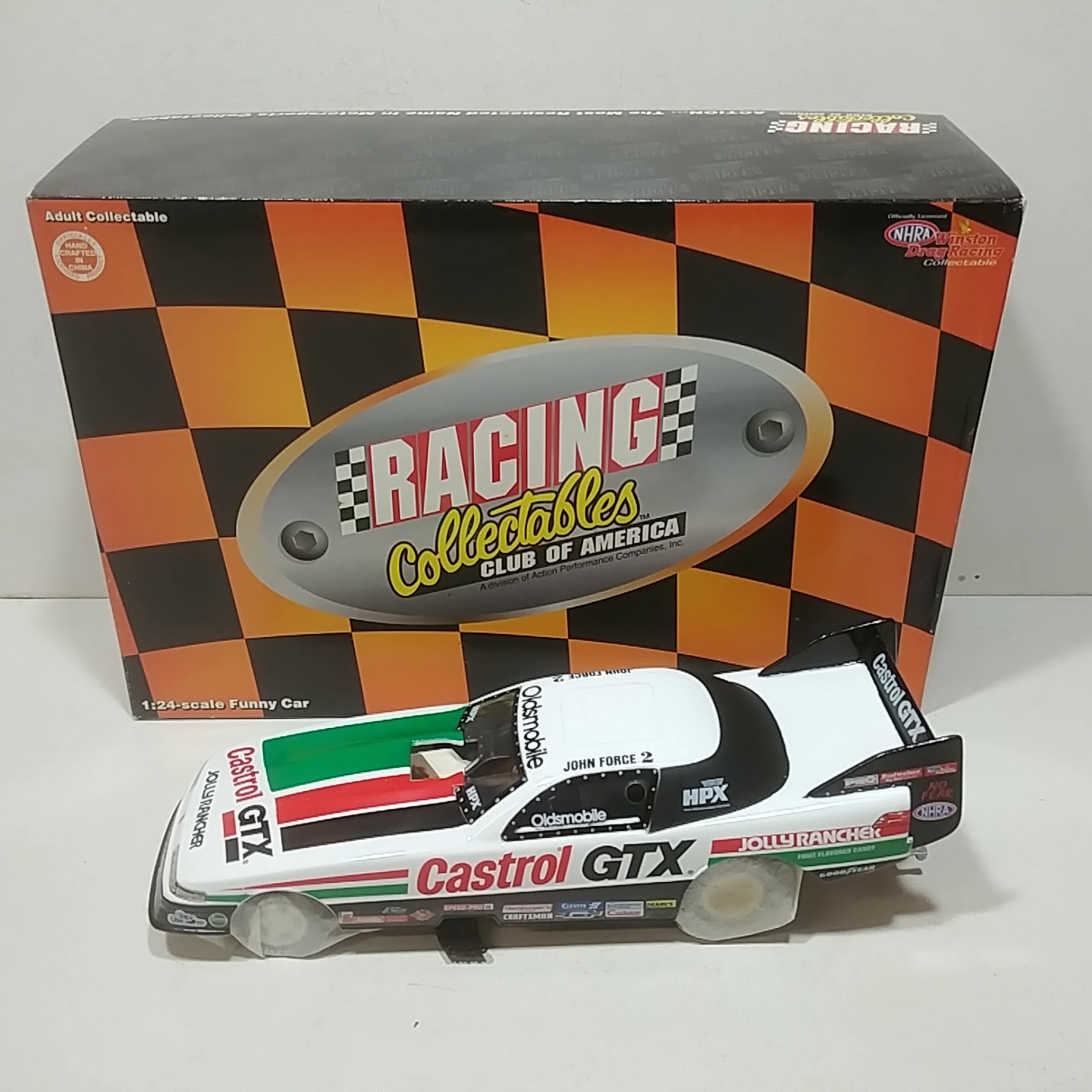 1993 John Force 1/24th Castrol GTX Oldsmobile funny car