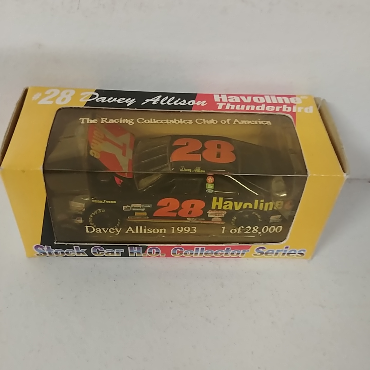 1993 Davey Allison 1/64th Texaco Havoline RCCA hood open car