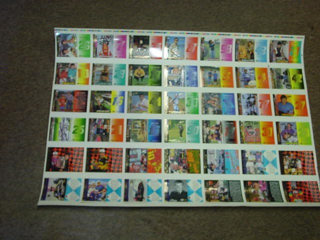 1994 Action Packed Uncut Card Set