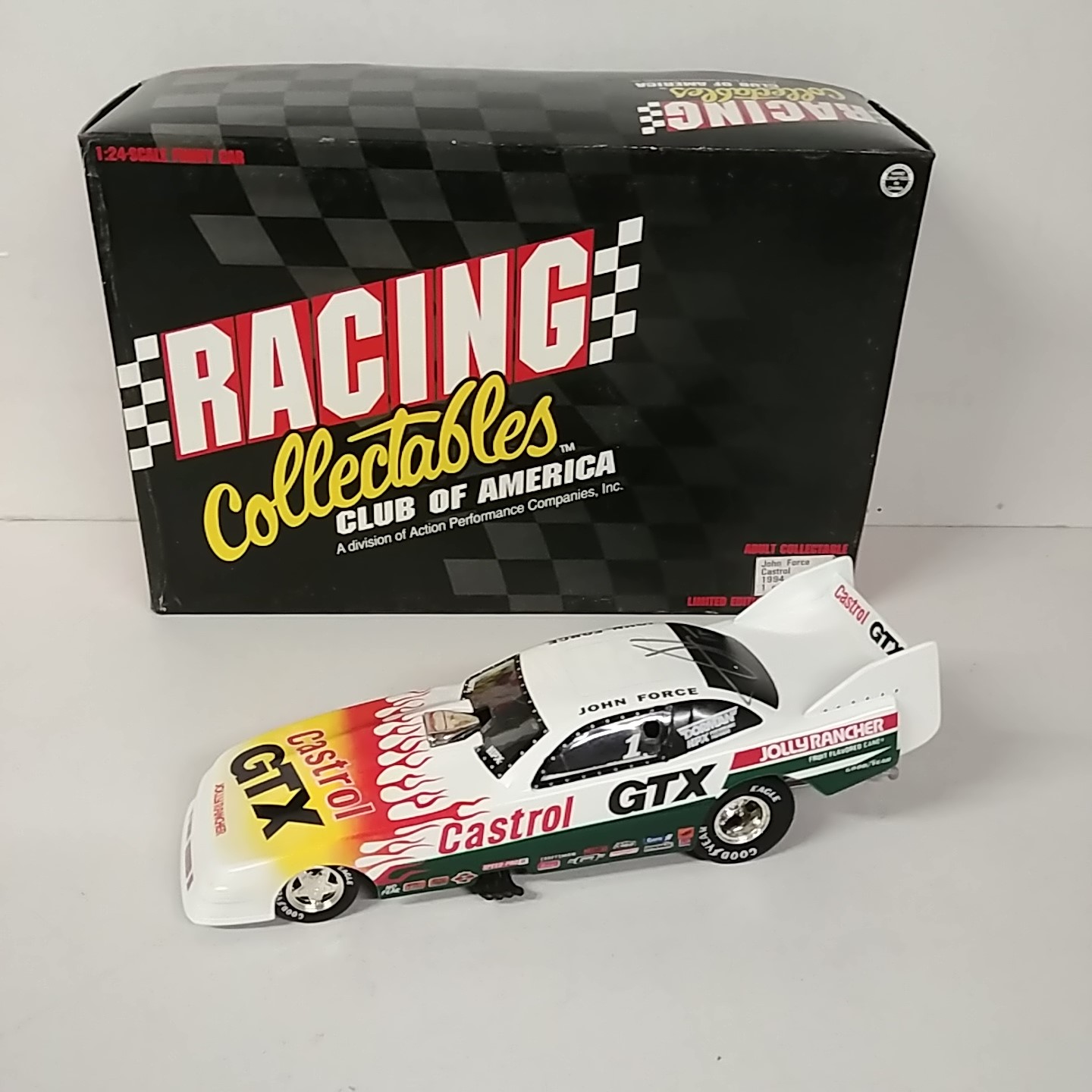 1994 John Force 1/24th Castrol GTX "Autographed" funny car