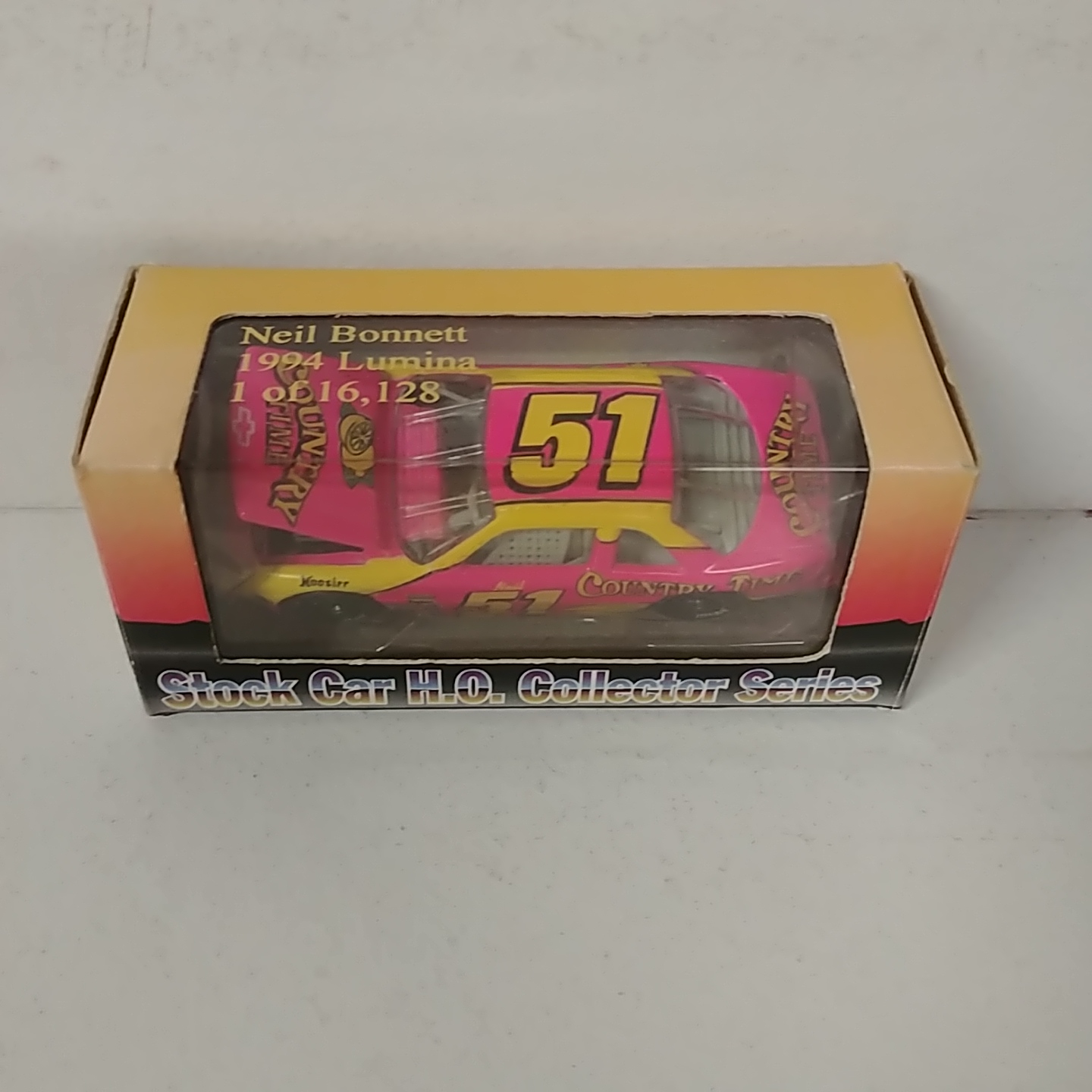 1994 Neil Bonnett 1/64th Country Time hood open Lumina