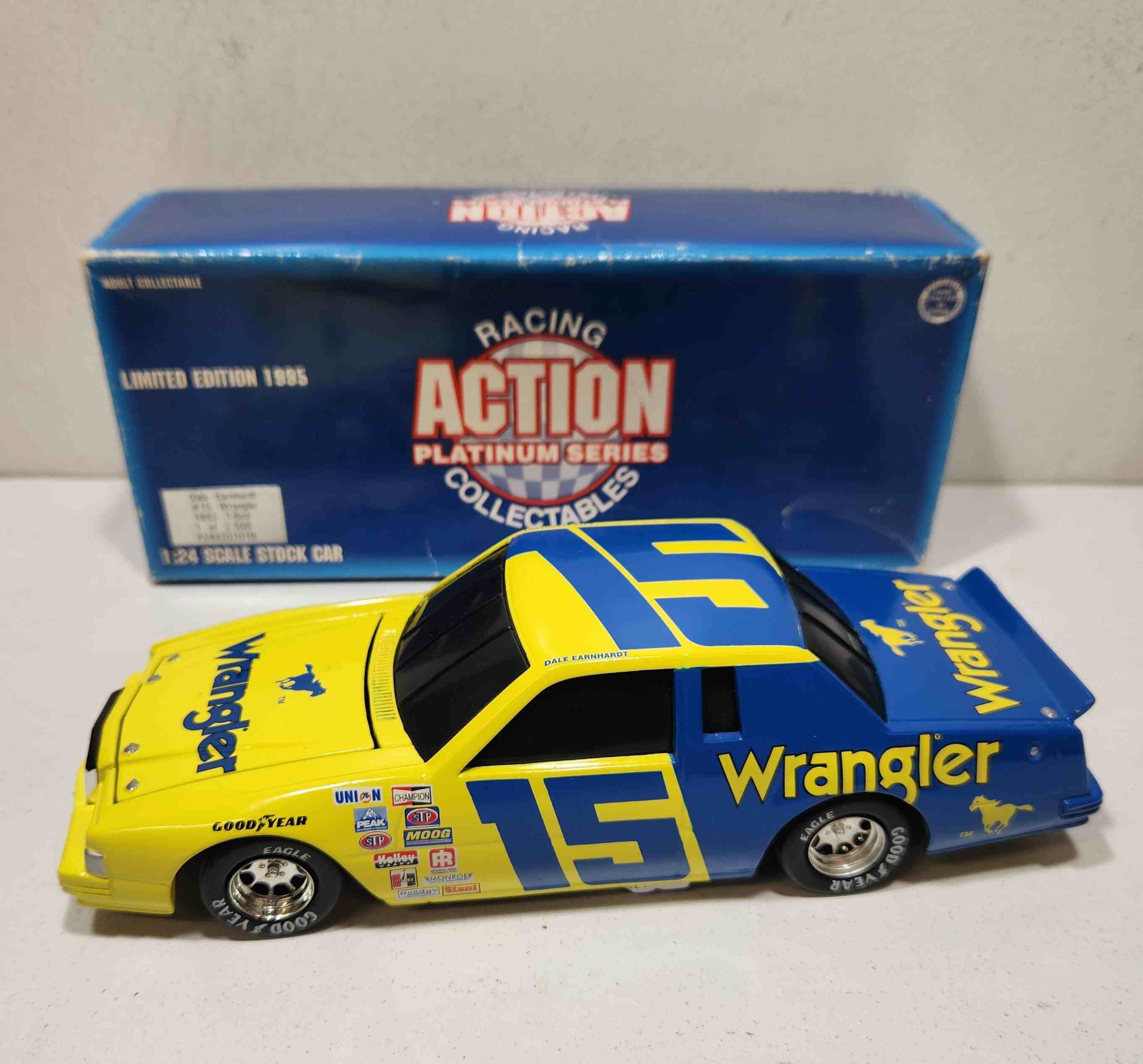 1982 Dale Earnhardt 1/24th Wrangler black window Thunderbird 