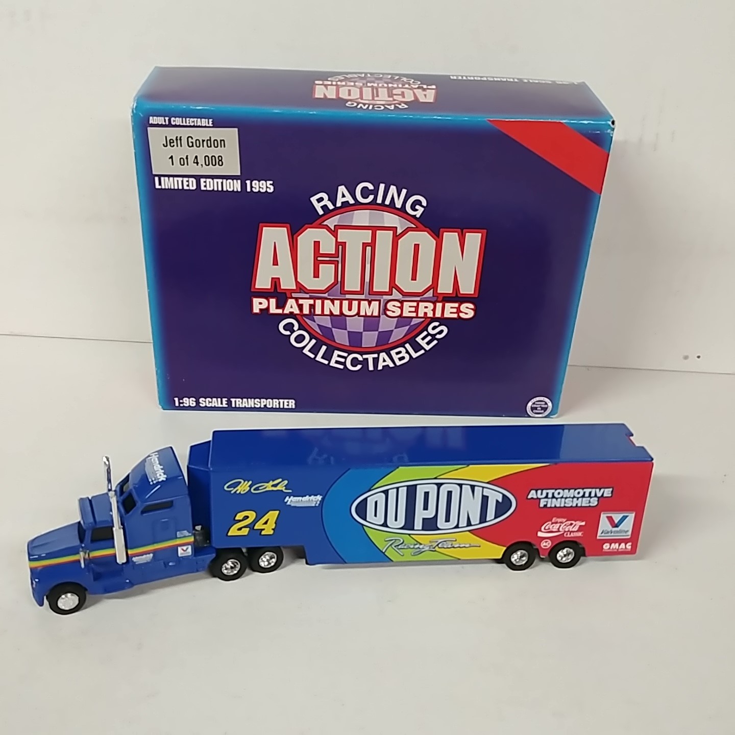 1995 Jeff Gordon 1/96th Dupont Transporter