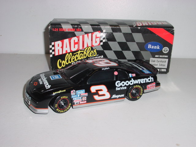 1995 Dale Earnhardt 1/24th Goodwrench Limited Edition b/w bank