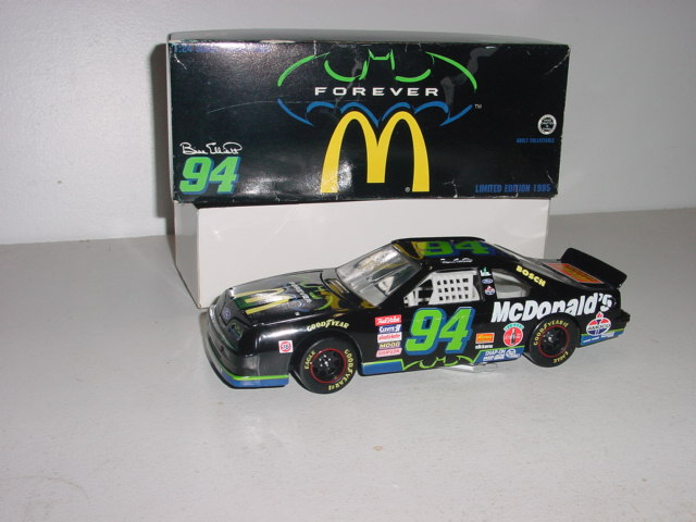 1995 Bill Elliott 1/24th McDonald's "Thunderbat" car