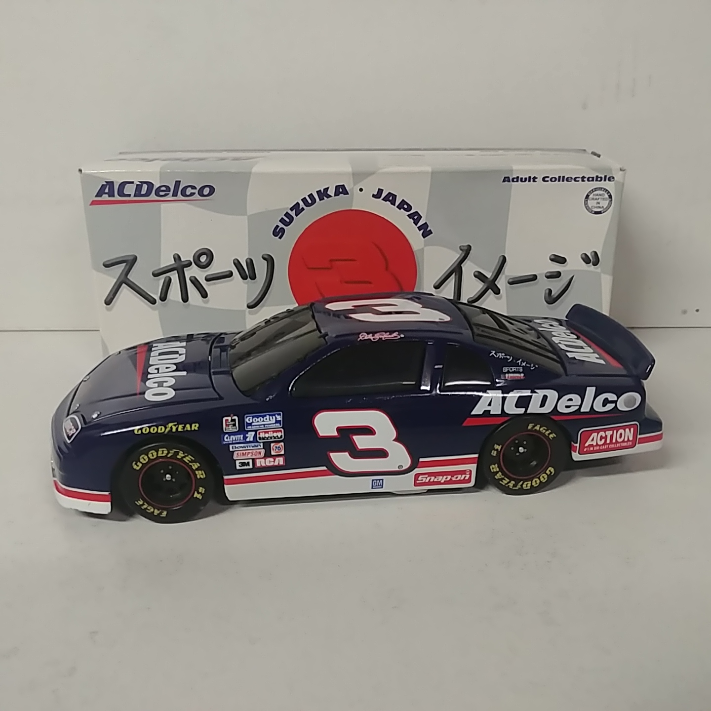 1996 Dale Earnhardt 1/24th AC Delco "Japan" b/w bank