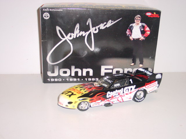 1996 John Force 1/24th Castrol GTX "6 Time Champion" funny car