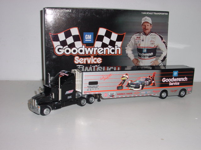 1996 Dale Earnhardt 1/64th Goodwrench "7-Time Champion" transporter