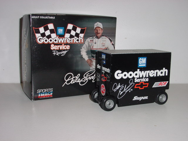 1996 Dale Earnhardt 1/16th Goodwrench Pit Wagon Bank
