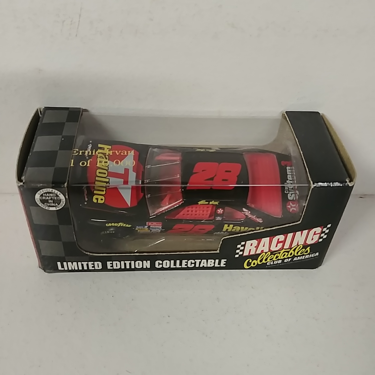 1996 Ernie Irvan 1/64th Havoline hood open car