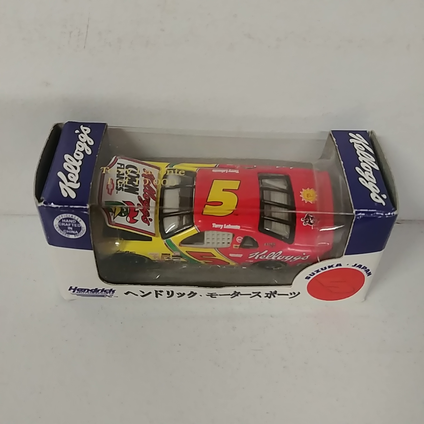 1996 Terry Labonte 1/64th Kelloggs "Suzuka Japan" RCCA hood open car