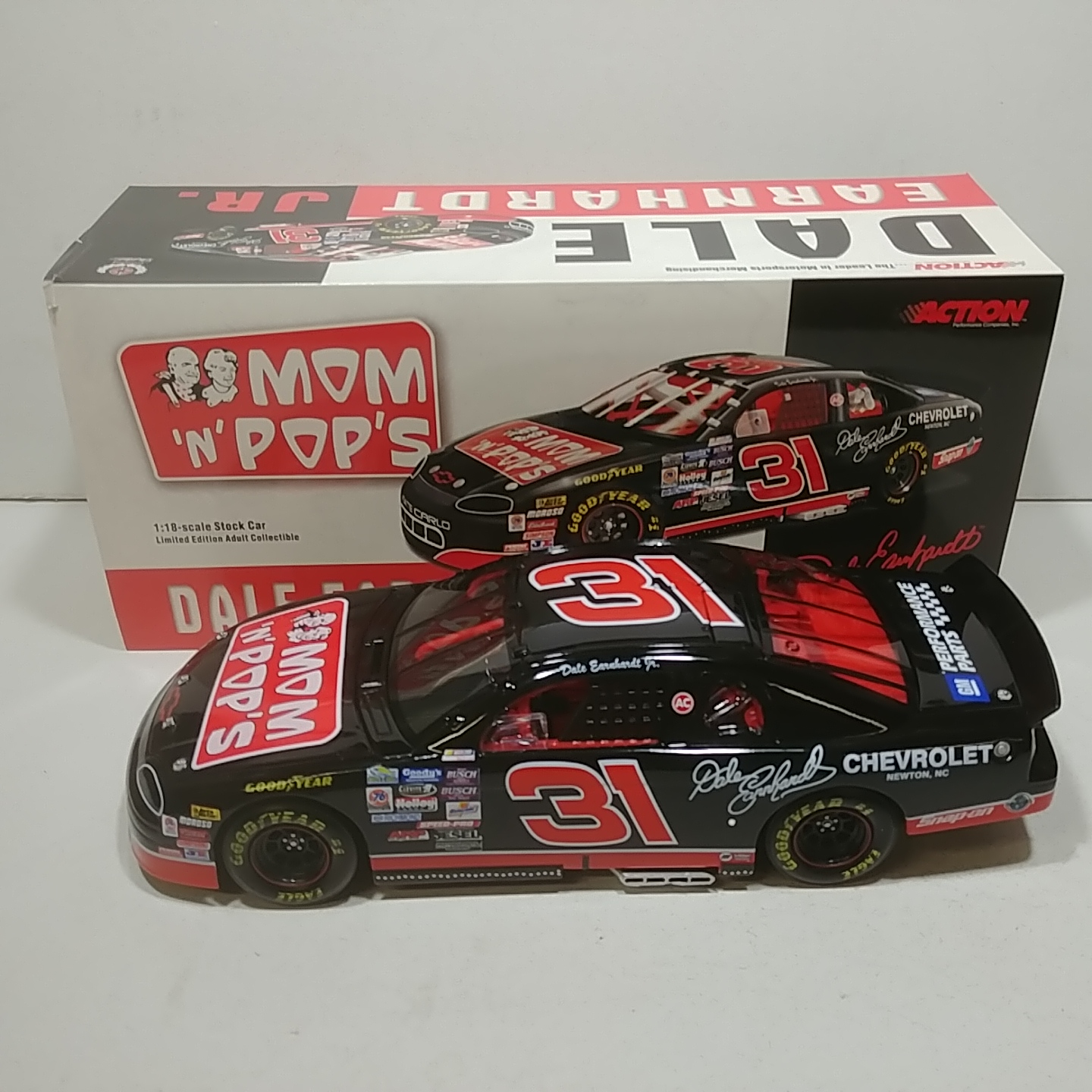 1996 Dale Earnhardt Jr 1/18th Mom 'n' Pops ARC Monte Carlo