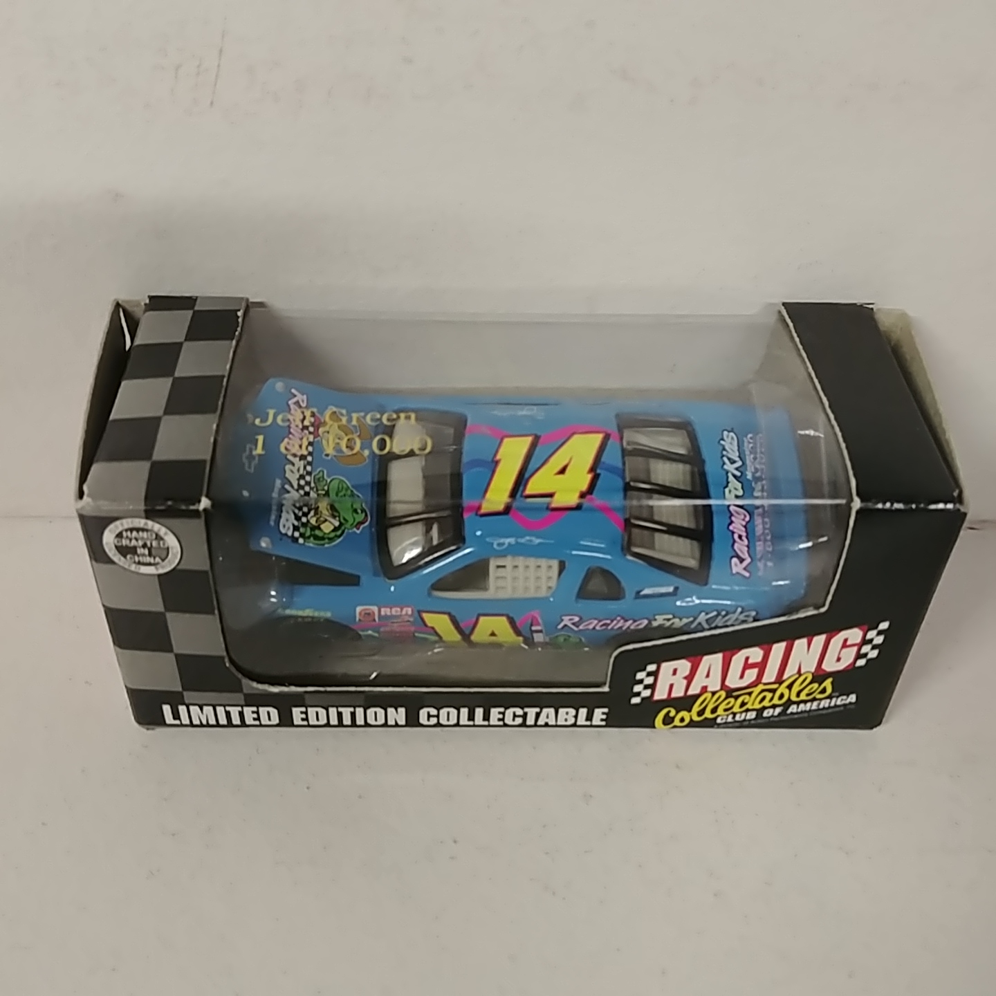 1996 Jeff Green 1/64th Racing for Kids RCCA hood open car