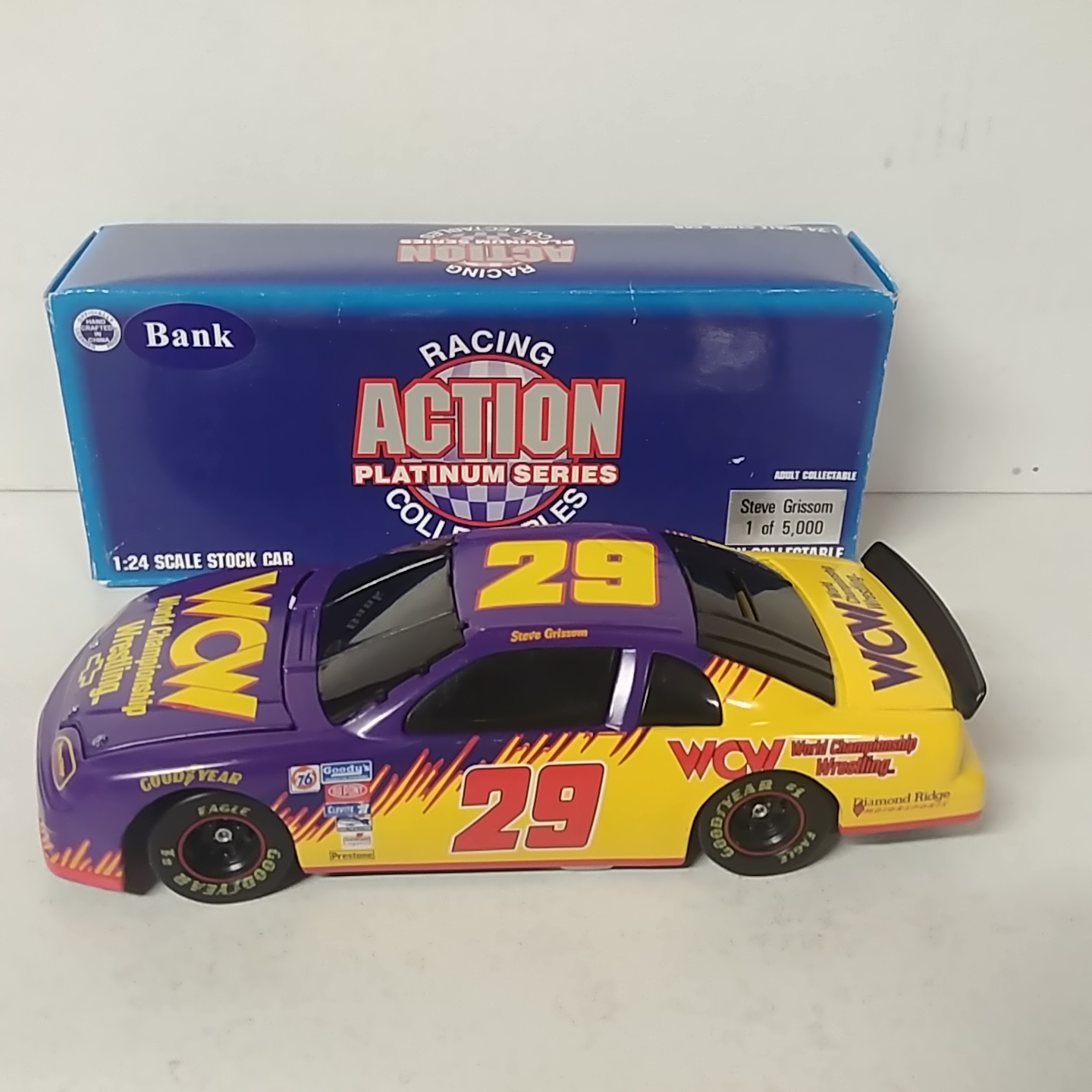 1996 Steve Grissom 1/24th WCW "Busch Series" b/w bank