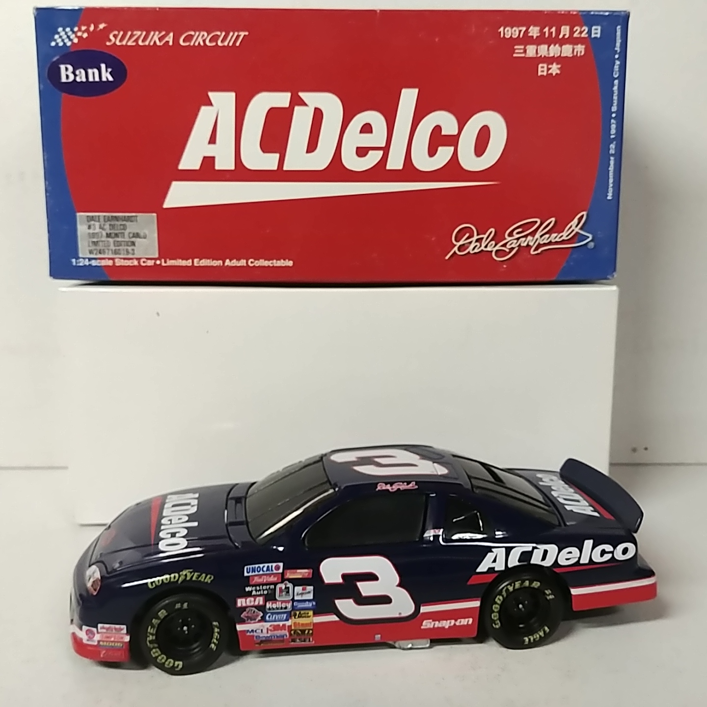 1997 Dale Earnhardt 1/24th AC Delco b/w bank Monte Carlo