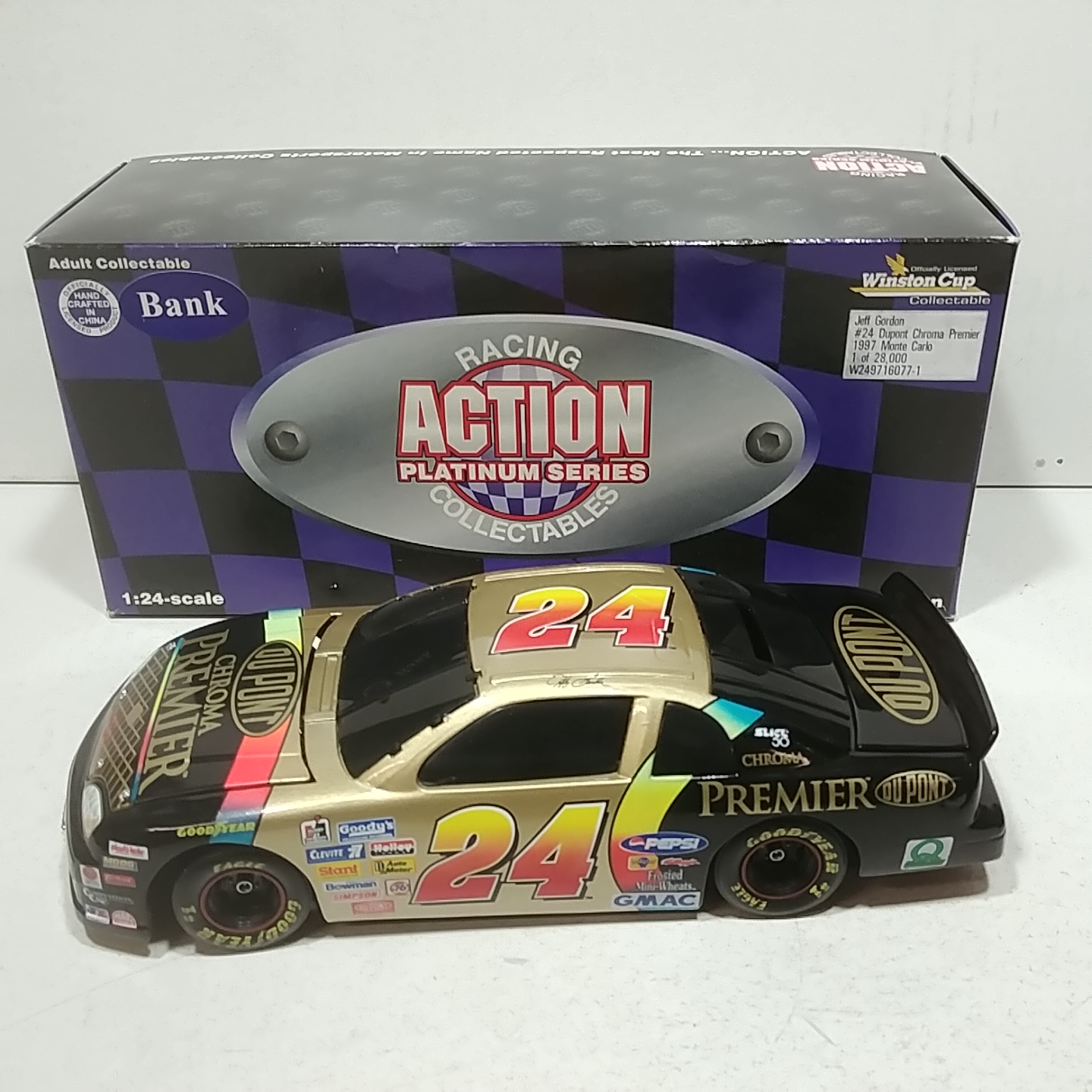 1997 Jrff Gordon 1/24th Dupont "Chroma Premier" ARC b/w bank  Monte carlo