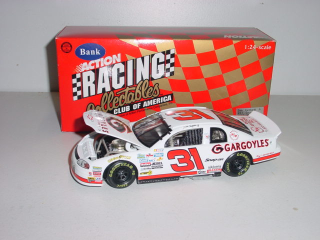 1997 Dale Earnhardt Jr 1/24th Gargoyles c/w bank