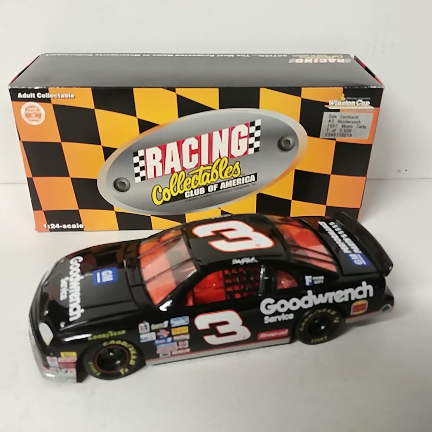 1997 Dale Earnhardt 1/24th GM Goodwrench RCCA Monte Carlo