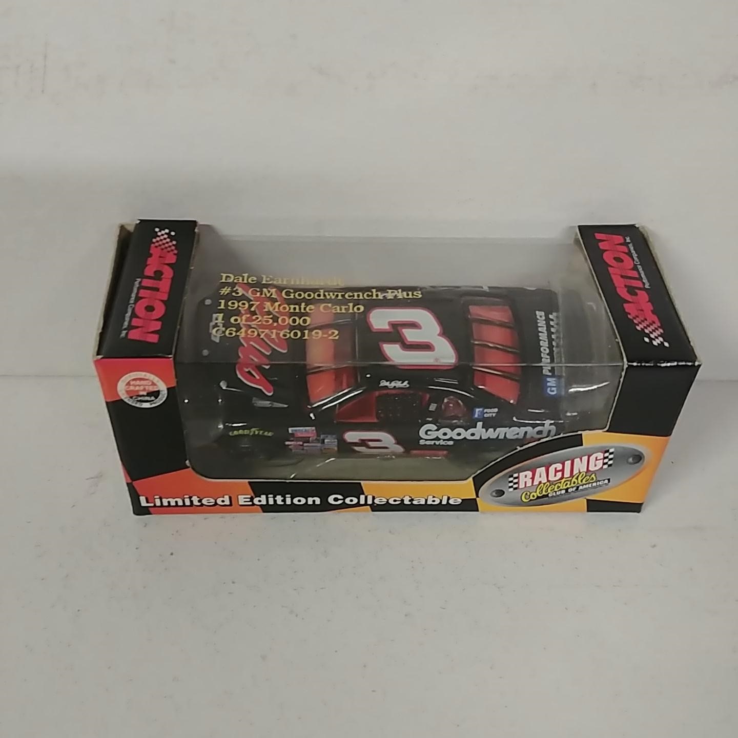1997 Dale Earnhardt 1/64th Goodwrench Plus hood open Monte Carlo