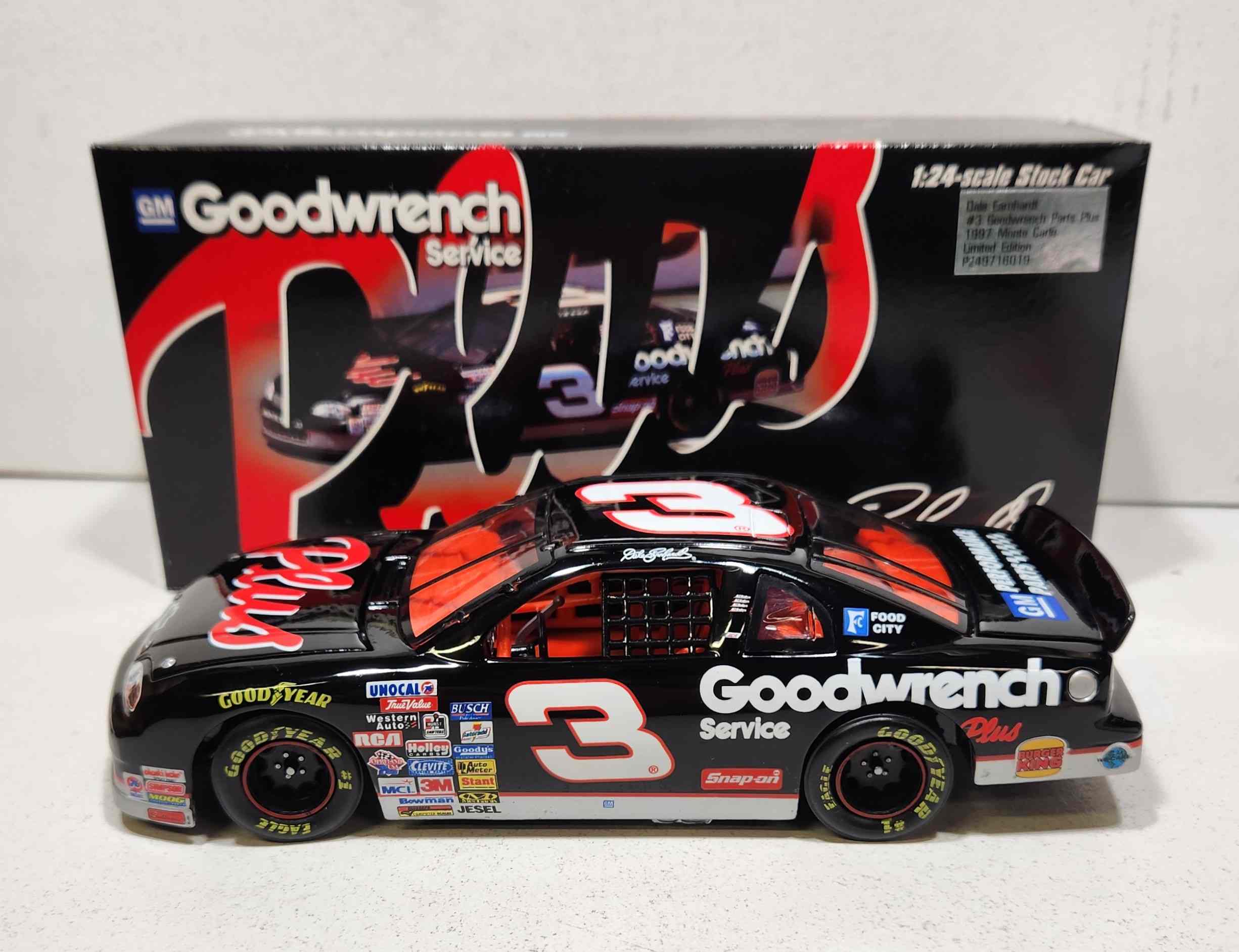 1997 Dale Earnhardt 1/24th Goodwrench Plus  Monte Carlo