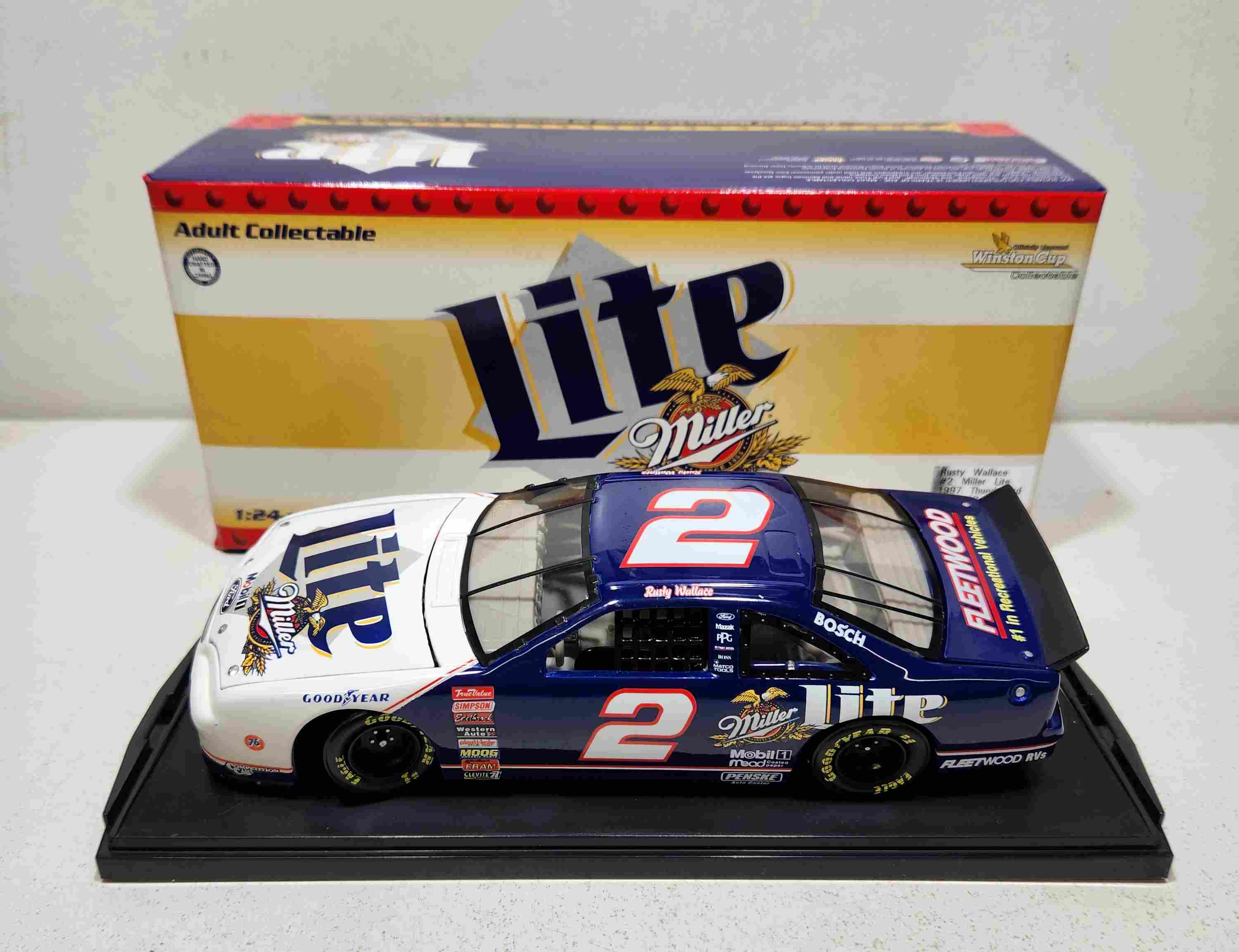 1997 Rusty Wallace 1/24th Miller Lite Thunderbird