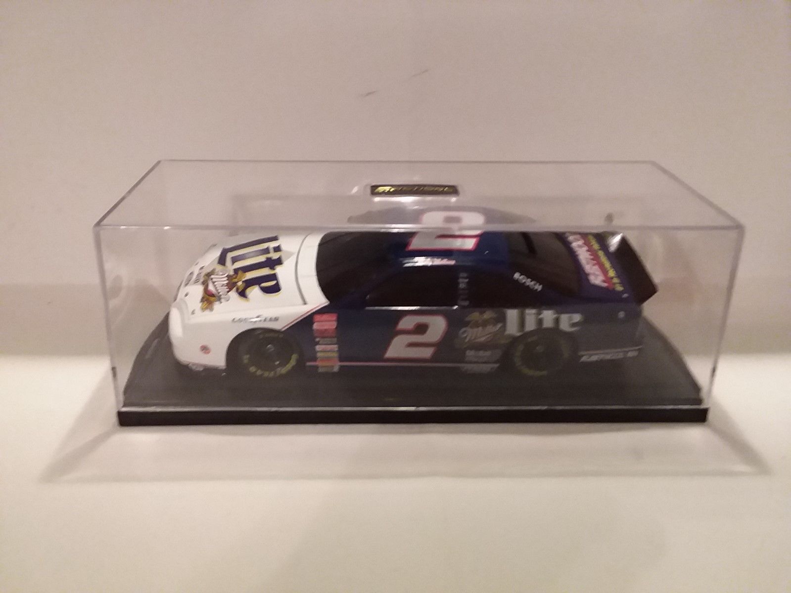 1997 Rusty Wallace 1/24 Miller Lite b/w bank