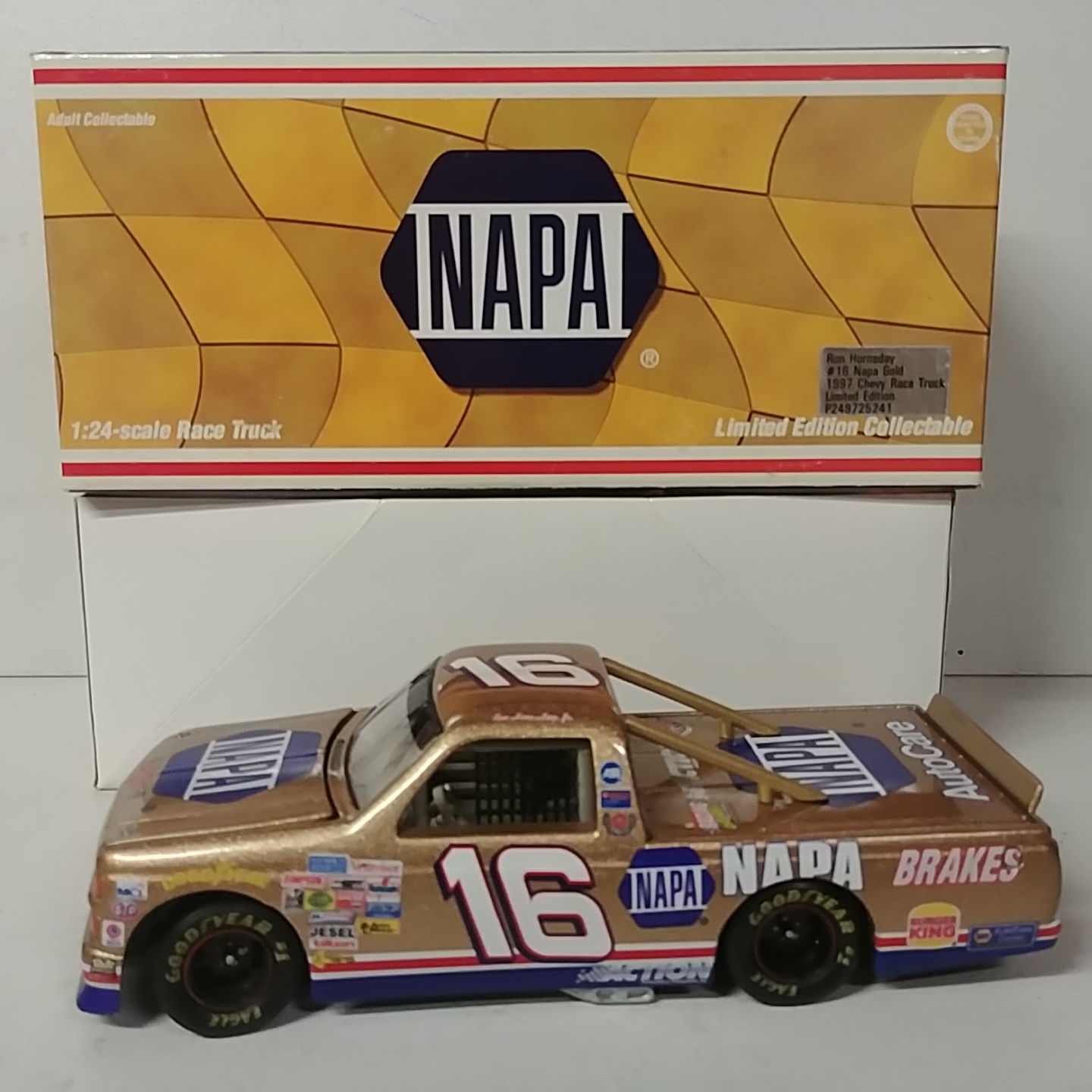 1997 Ron Hornaday 1/24th NAPA  "Gold" Chevy Race Truck