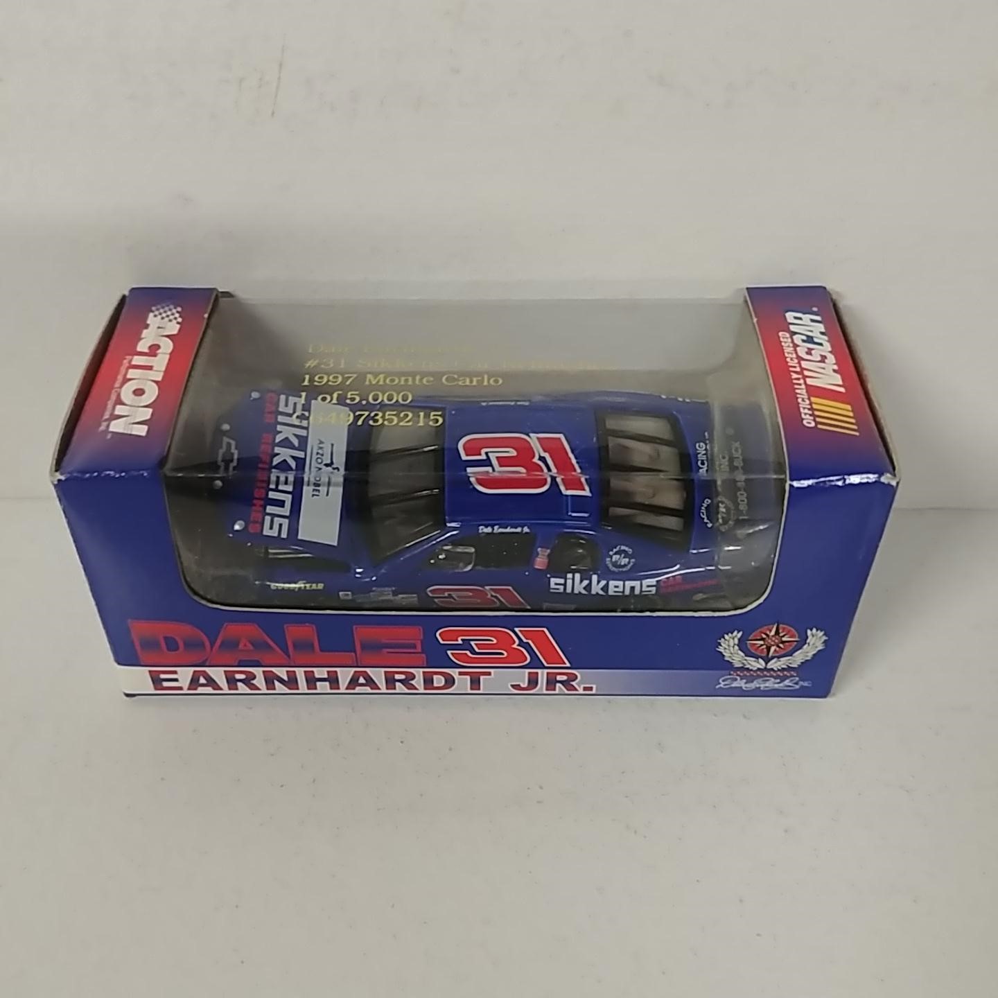 1997 Dale Earnhardt Jr 1/64th Sikkens "Blue" hood open Monte Carlo