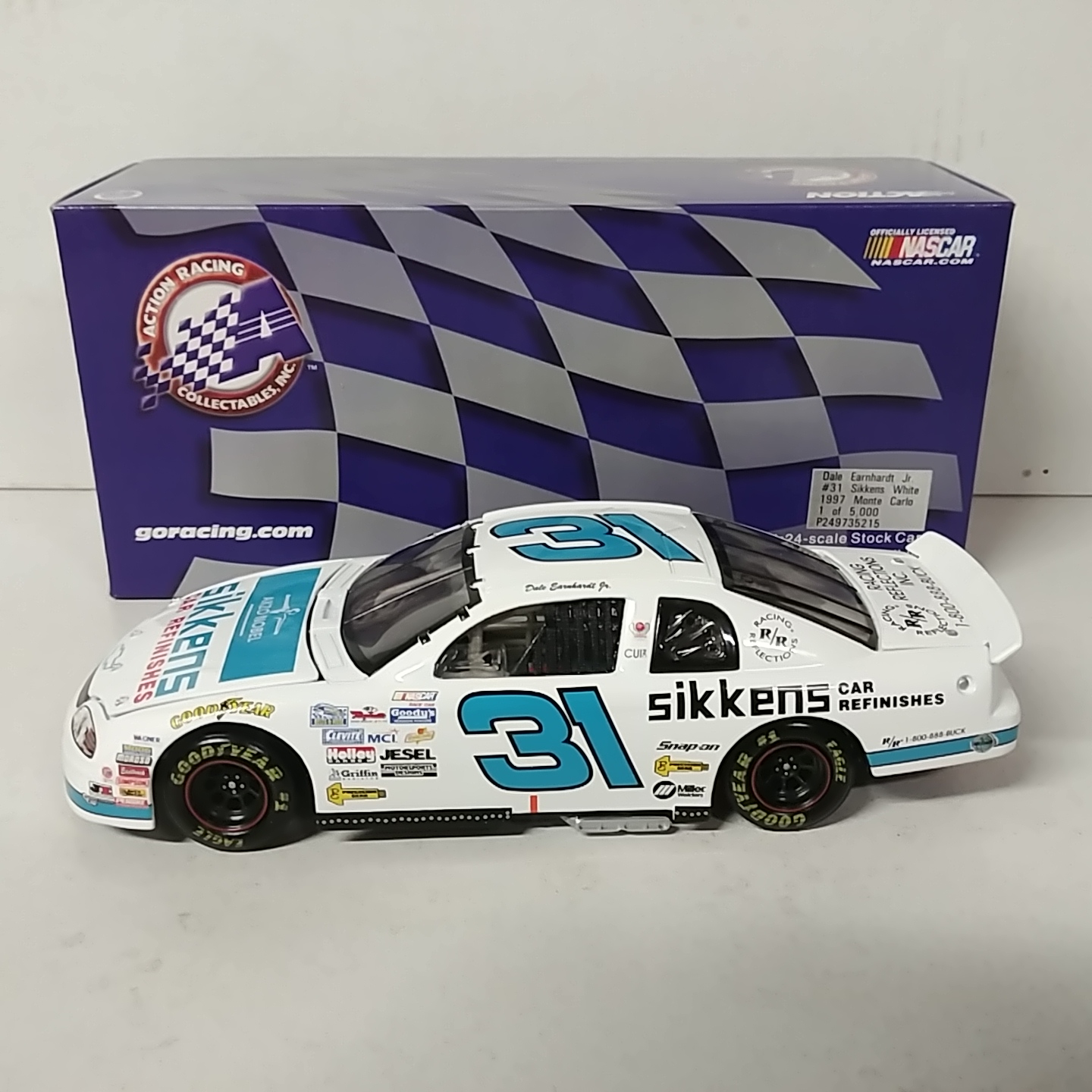 1997 Dale Earnhardt Jr 1/24th Sikkens "White" Monte Carlo