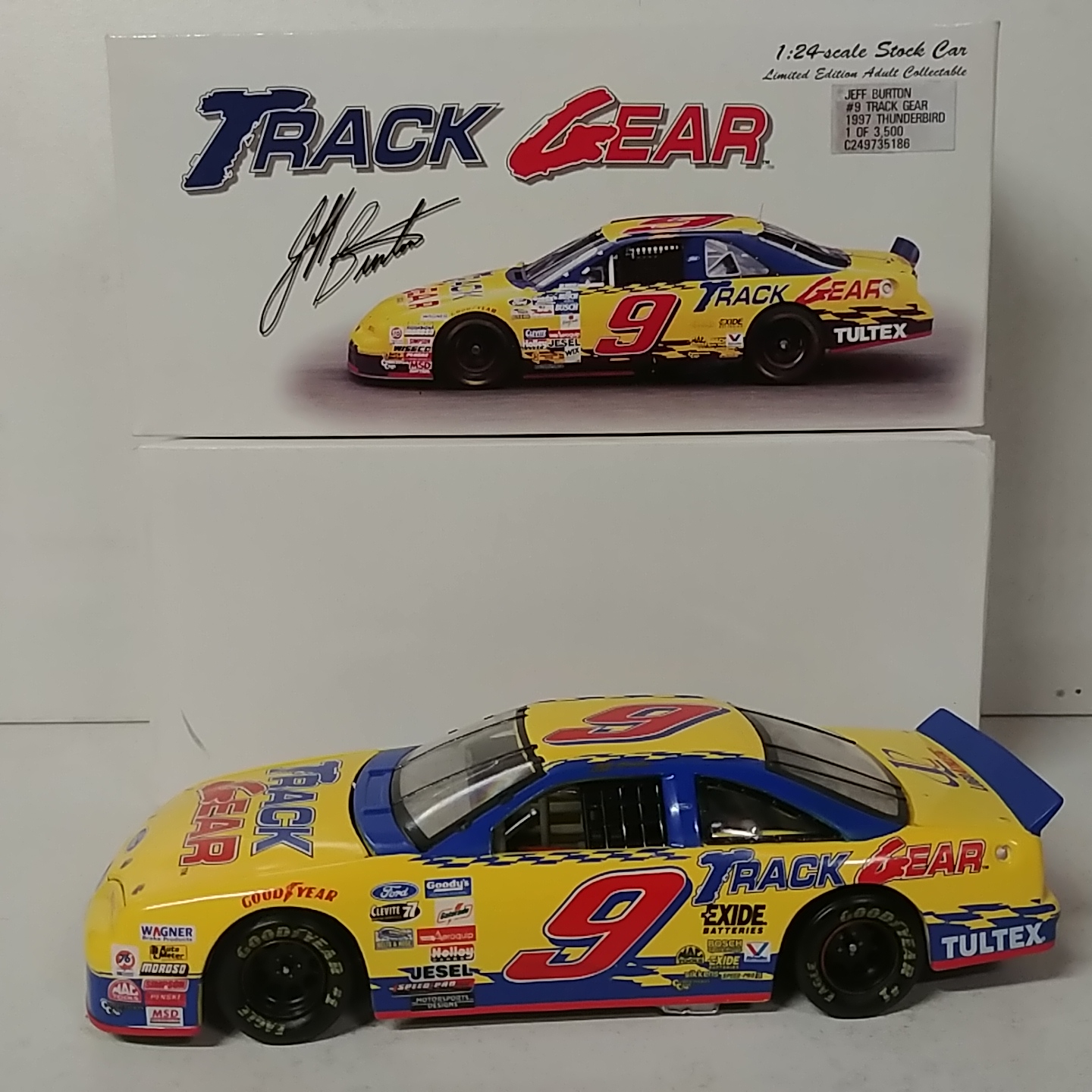 1997 Jeff Burton 1/24th Track Gear car