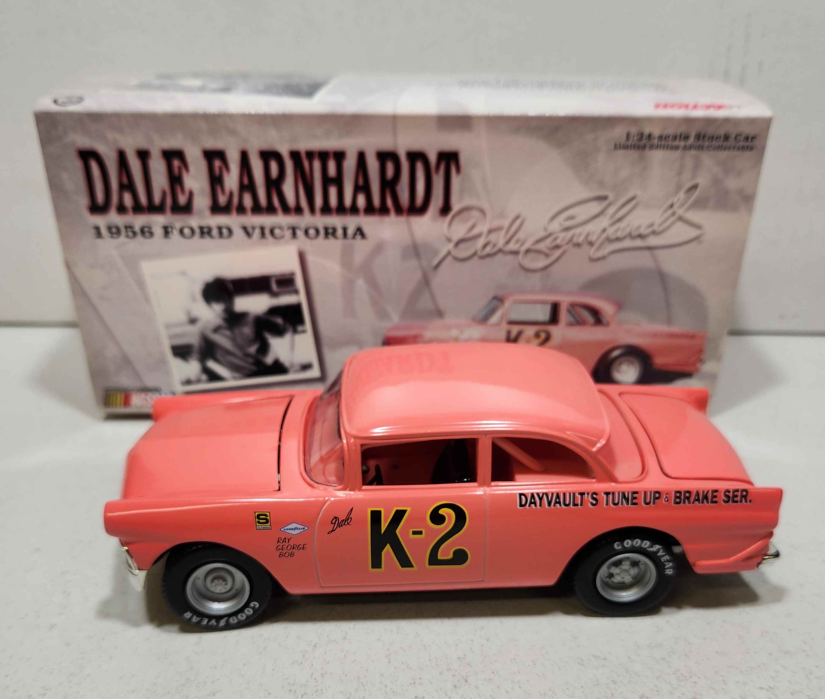 1956 Dale Earnhardt 1/24th Dayvault's K-2 Ford with Pink Top