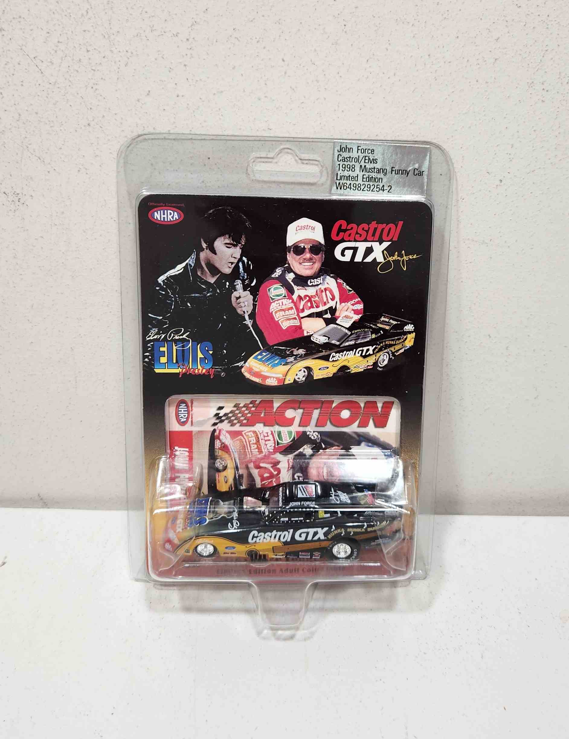 1998 John Force 1/64th Castro GTX " Elvis" funny car