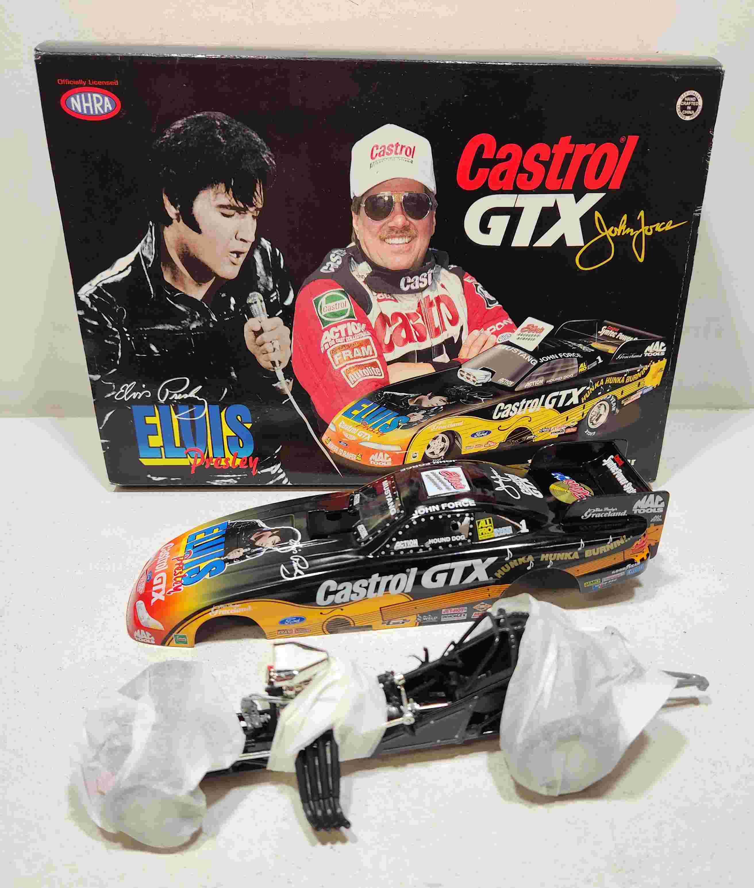 1998 John Force 1/24th Castrol GTX "Elvis" funny car
