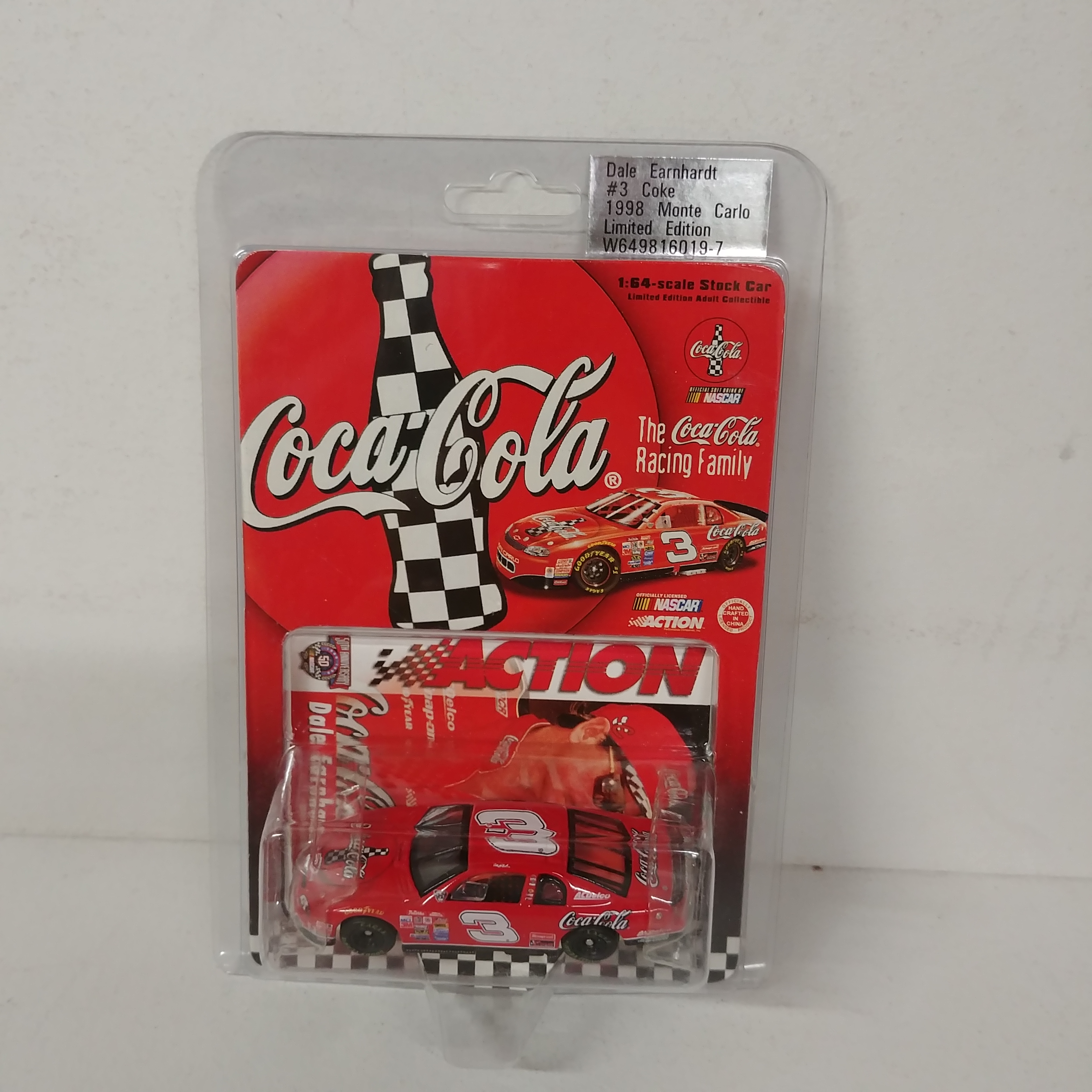 1998 Dale Earnhardt 1/64th Coca-Cola Monte Carlo