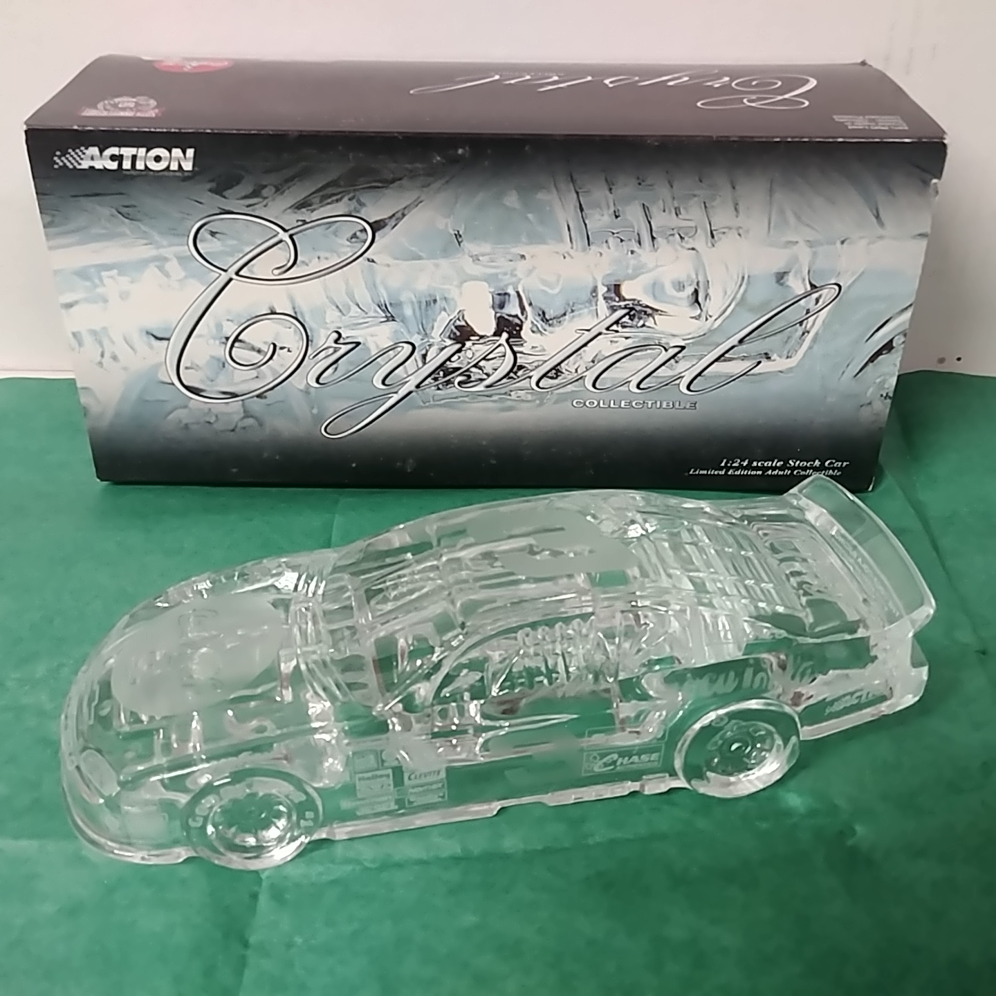 1998 Dale Earnhardt 1/24th Coca Cola crystal Monte Carlo